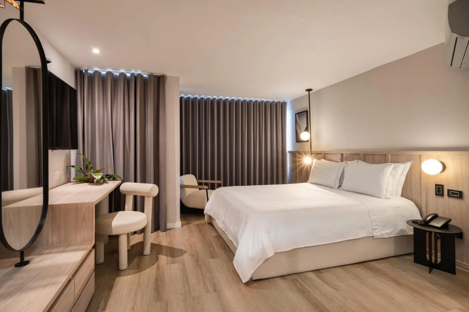 Bedroom, Bed in Hotel Egina Medellin