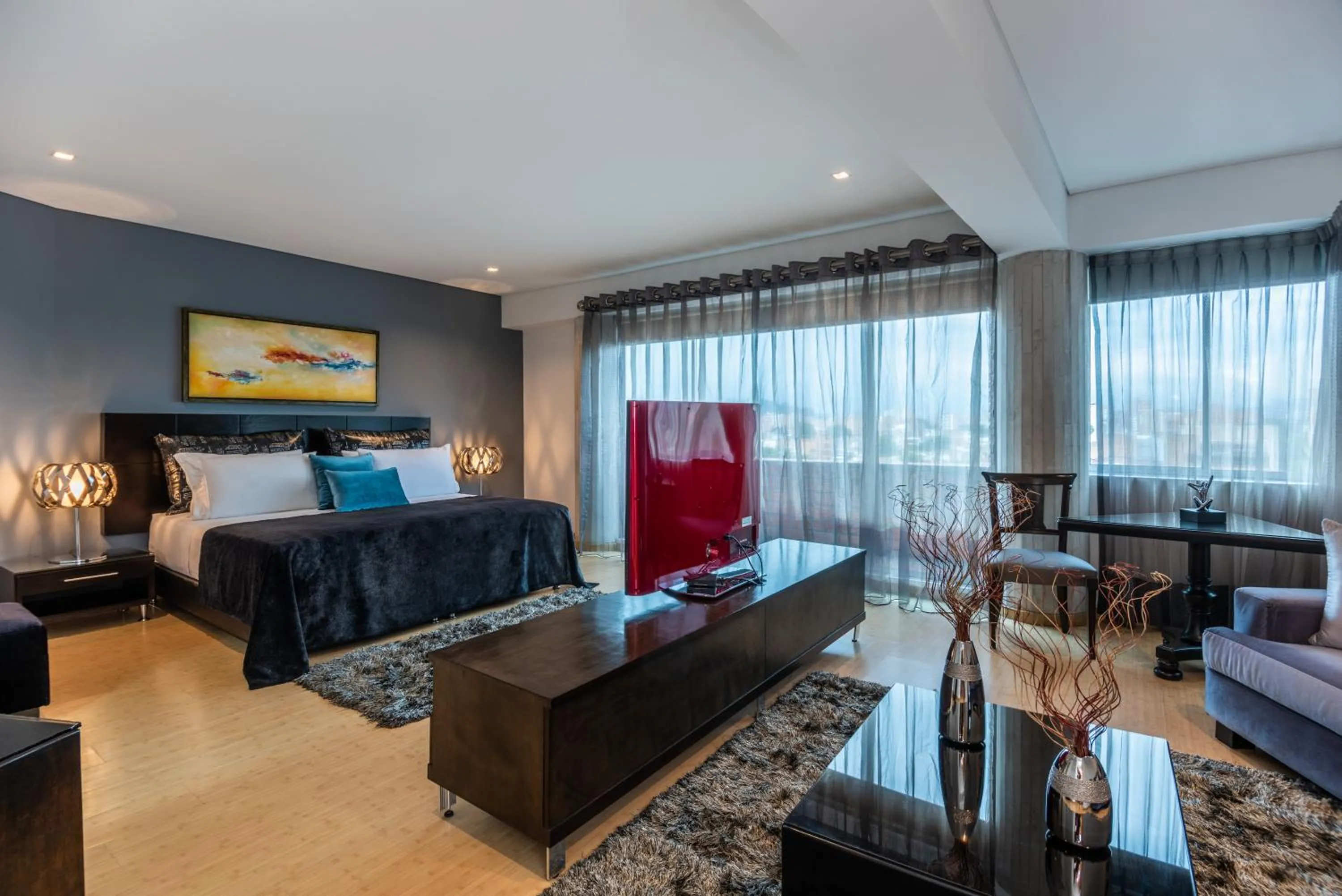 Bed in Hotel Egina Medellin