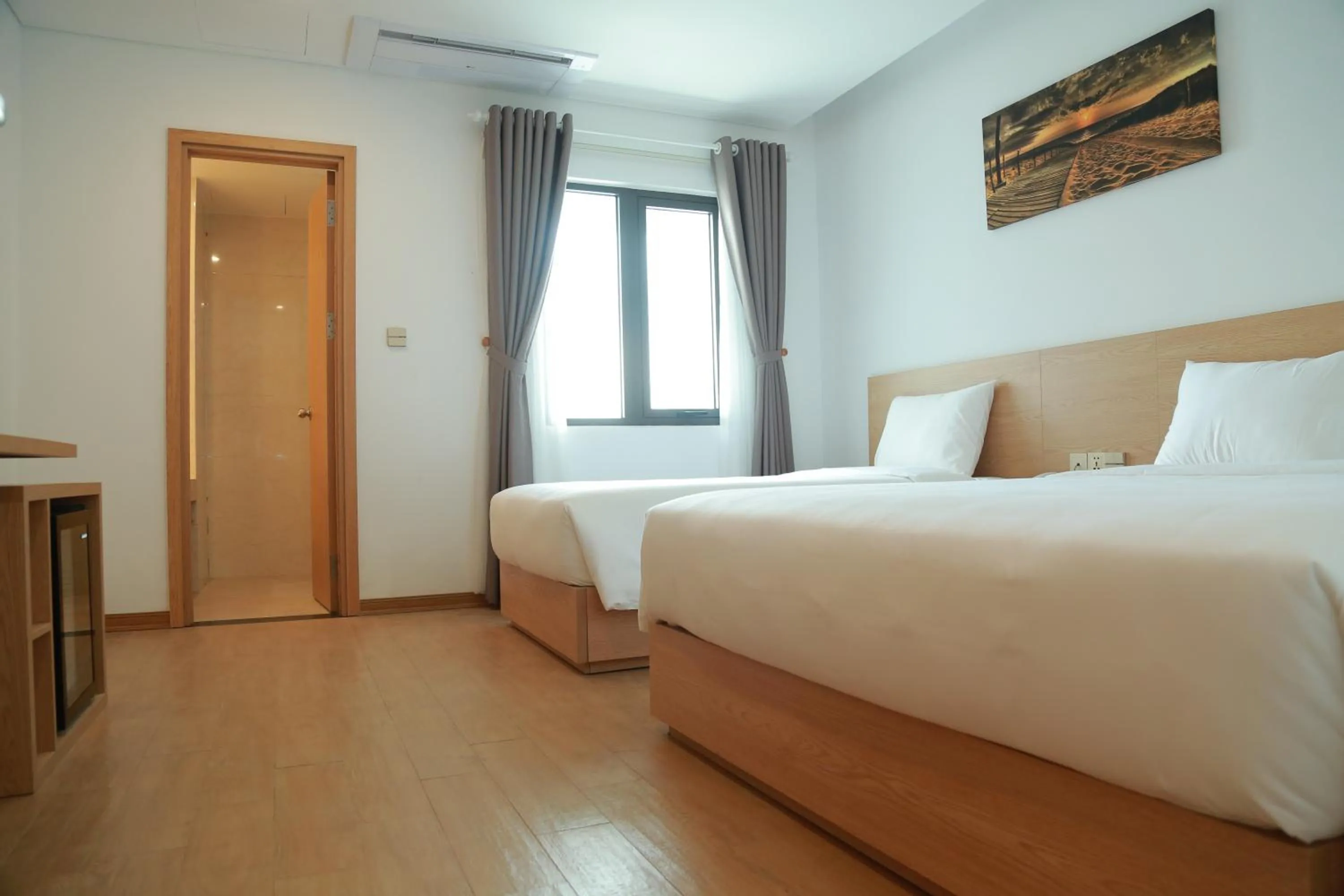 Bed in Gold Boutique Hotel Danang