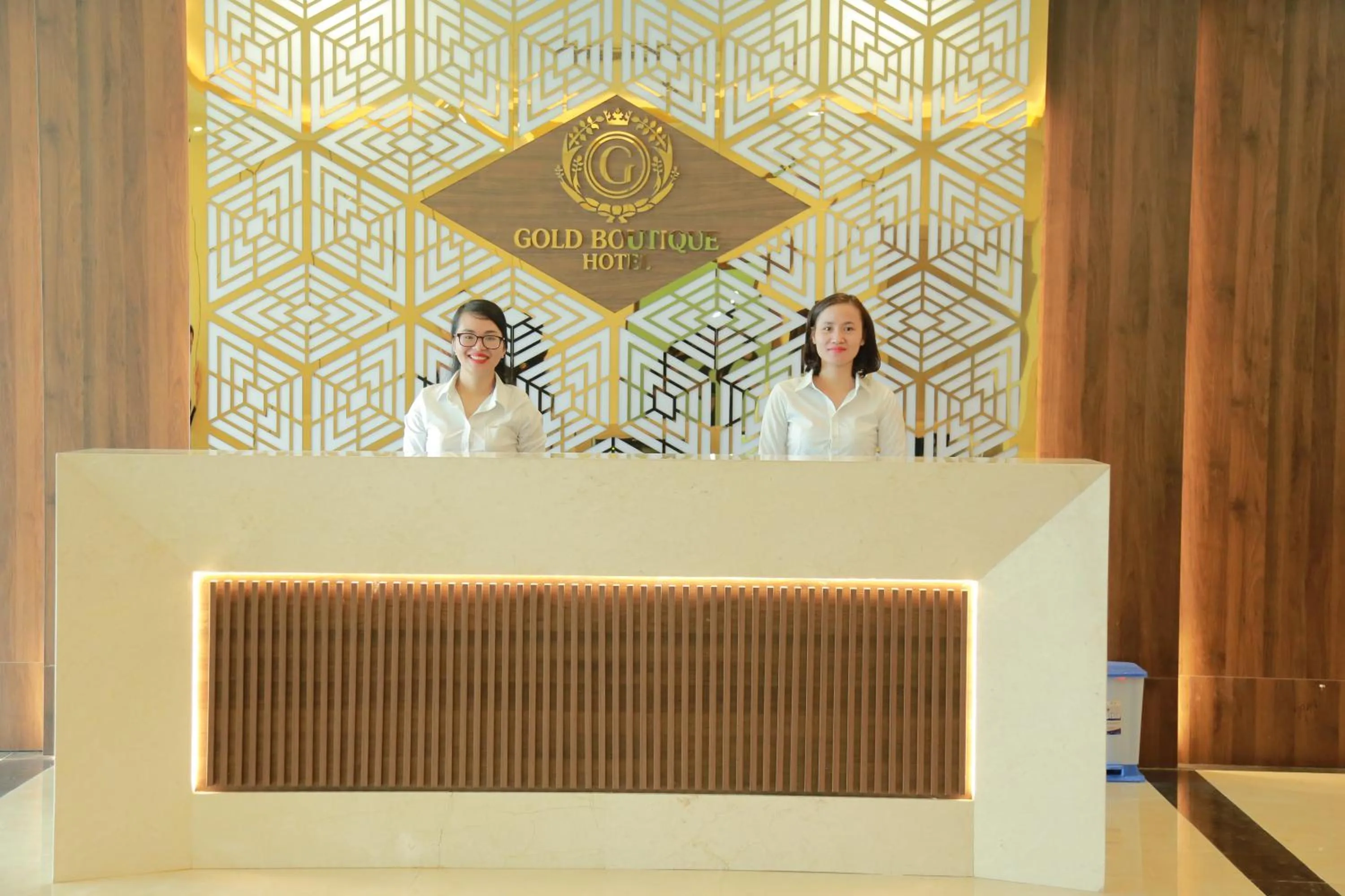 Lobby or reception in Gold Boutique Hotel Danang