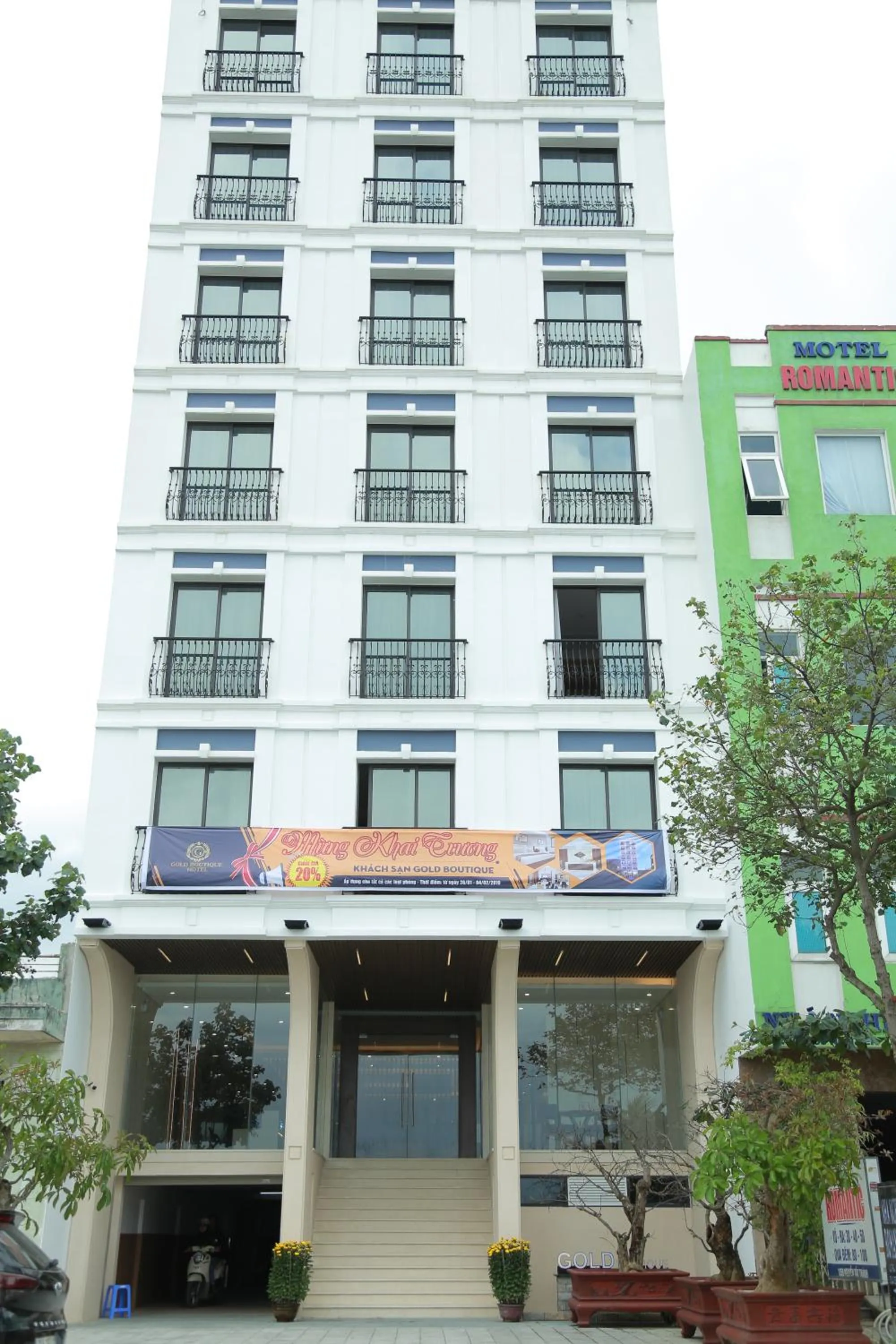 Property building in Gold Boutique Hotel Danang