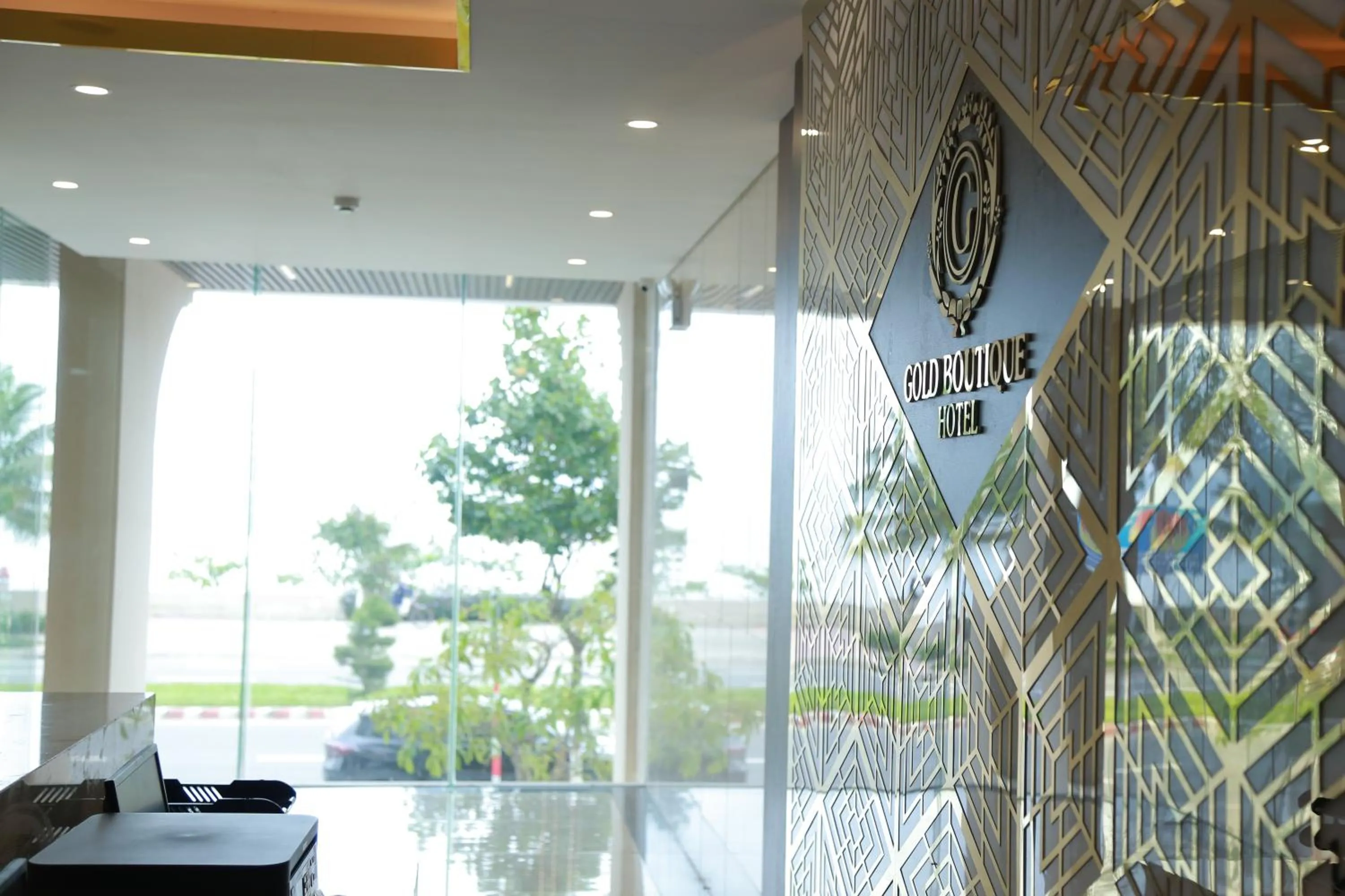 Communal lounge/ TV room in Gold Boutique Hotel Danang