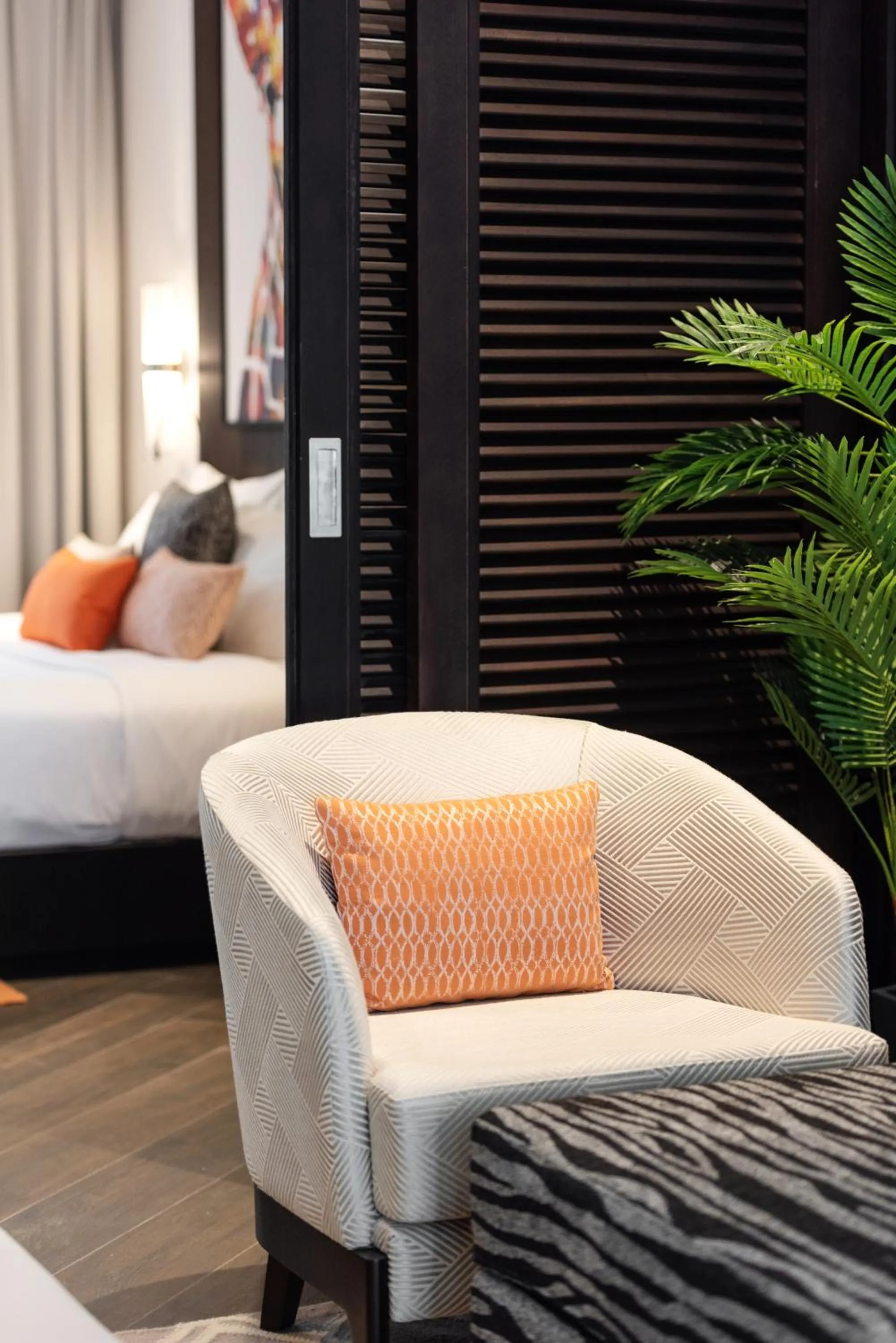 Seating area, Bed in Emirates Park Resort