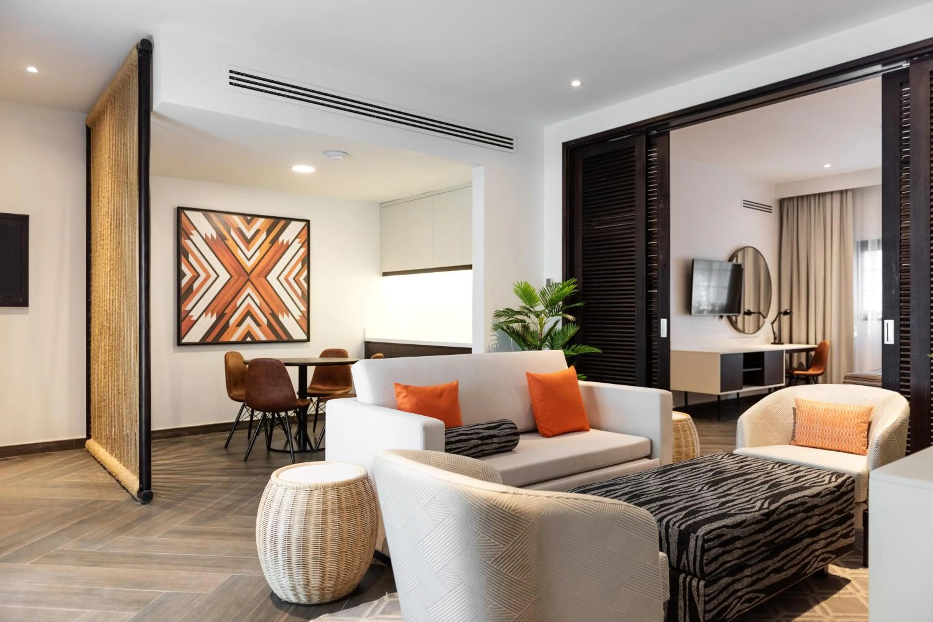 Living room in Emirates Park Resort