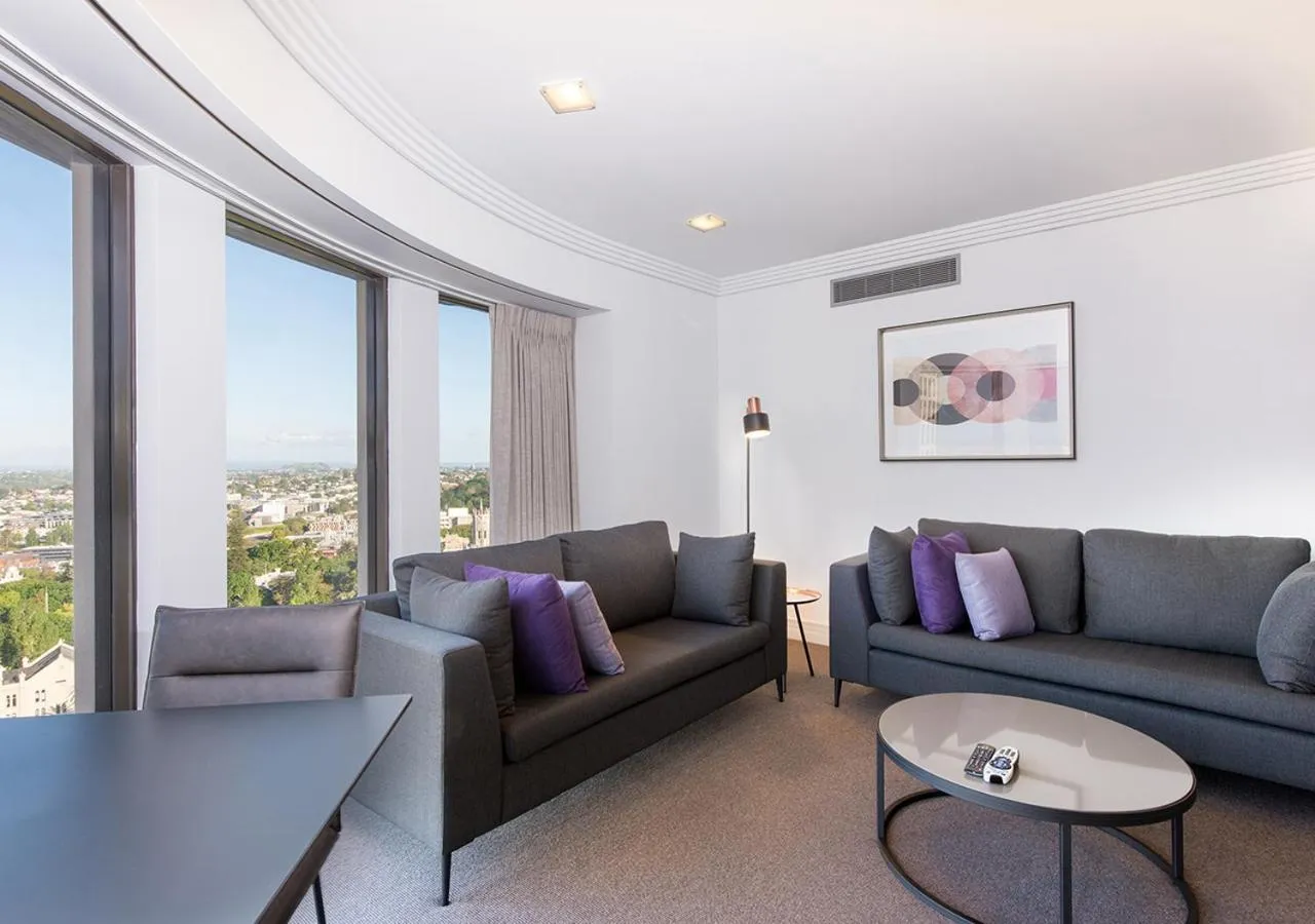 Living room in Avani Metropolis Auckland Residences