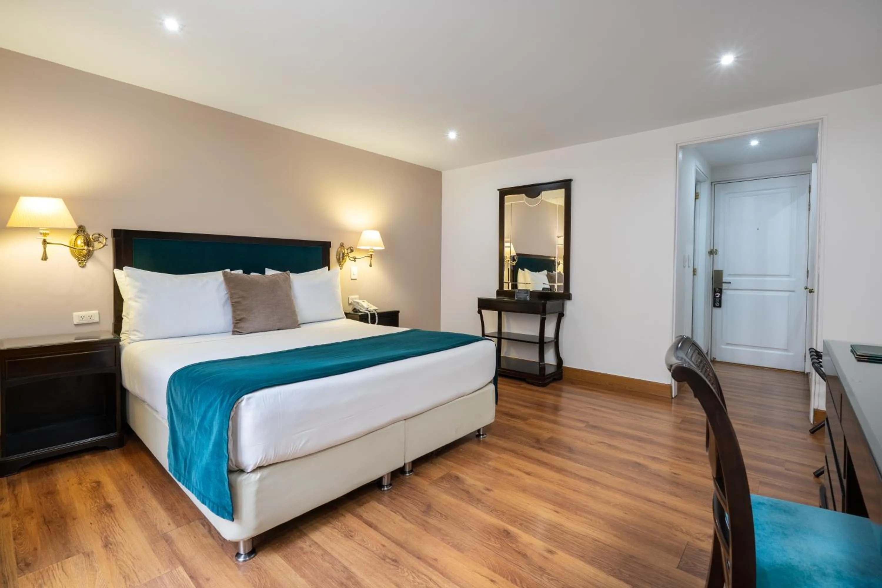 Bed in Hotel Le Manoir Bogotá