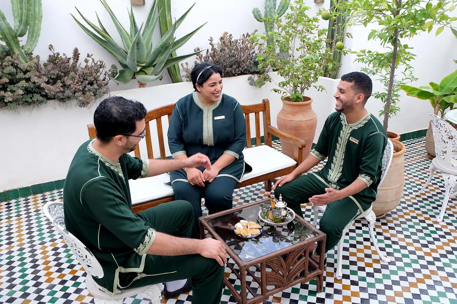 Staff in Riad Alassala Fes