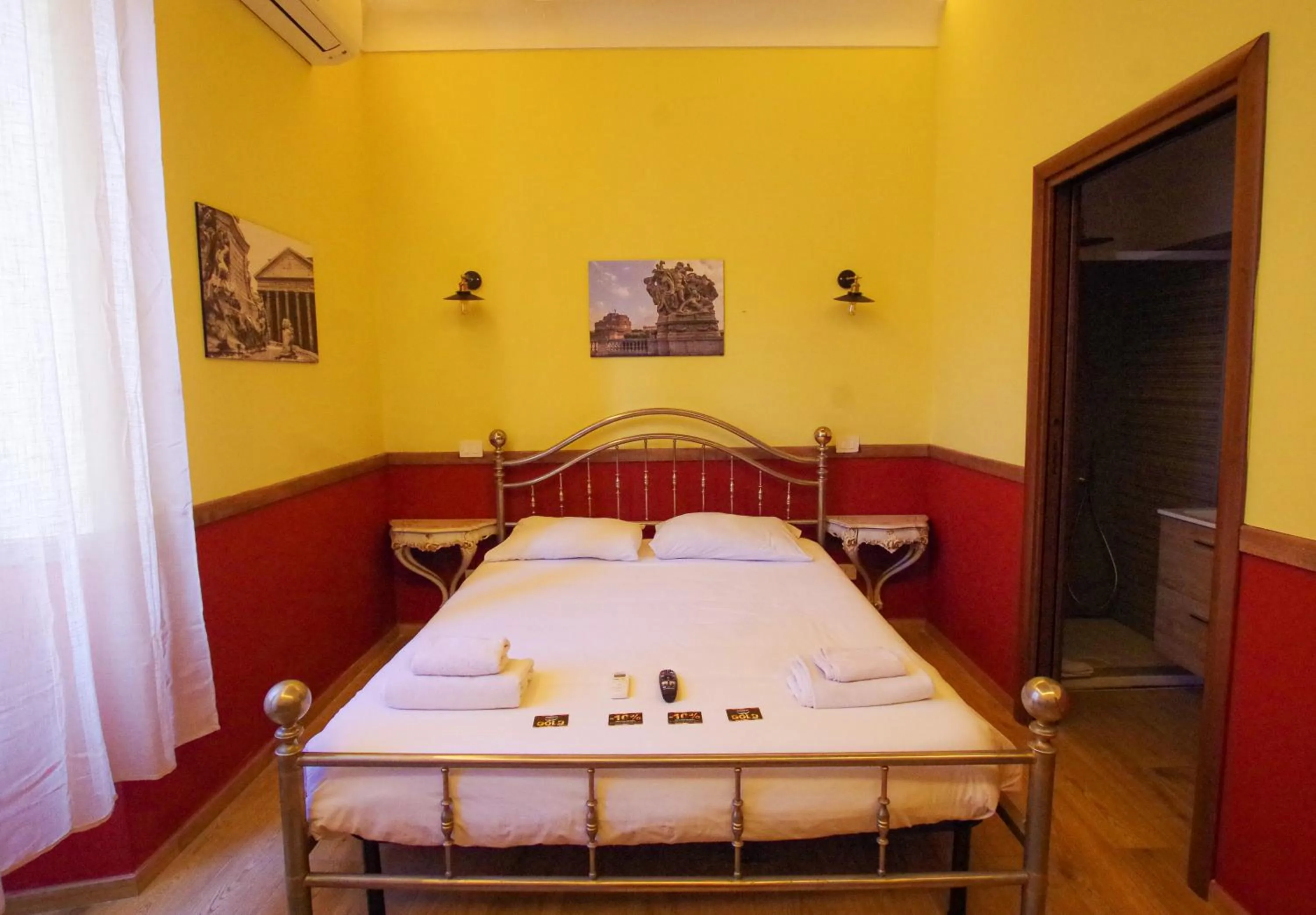 Bed in Old Bakery Rome GuestHouse