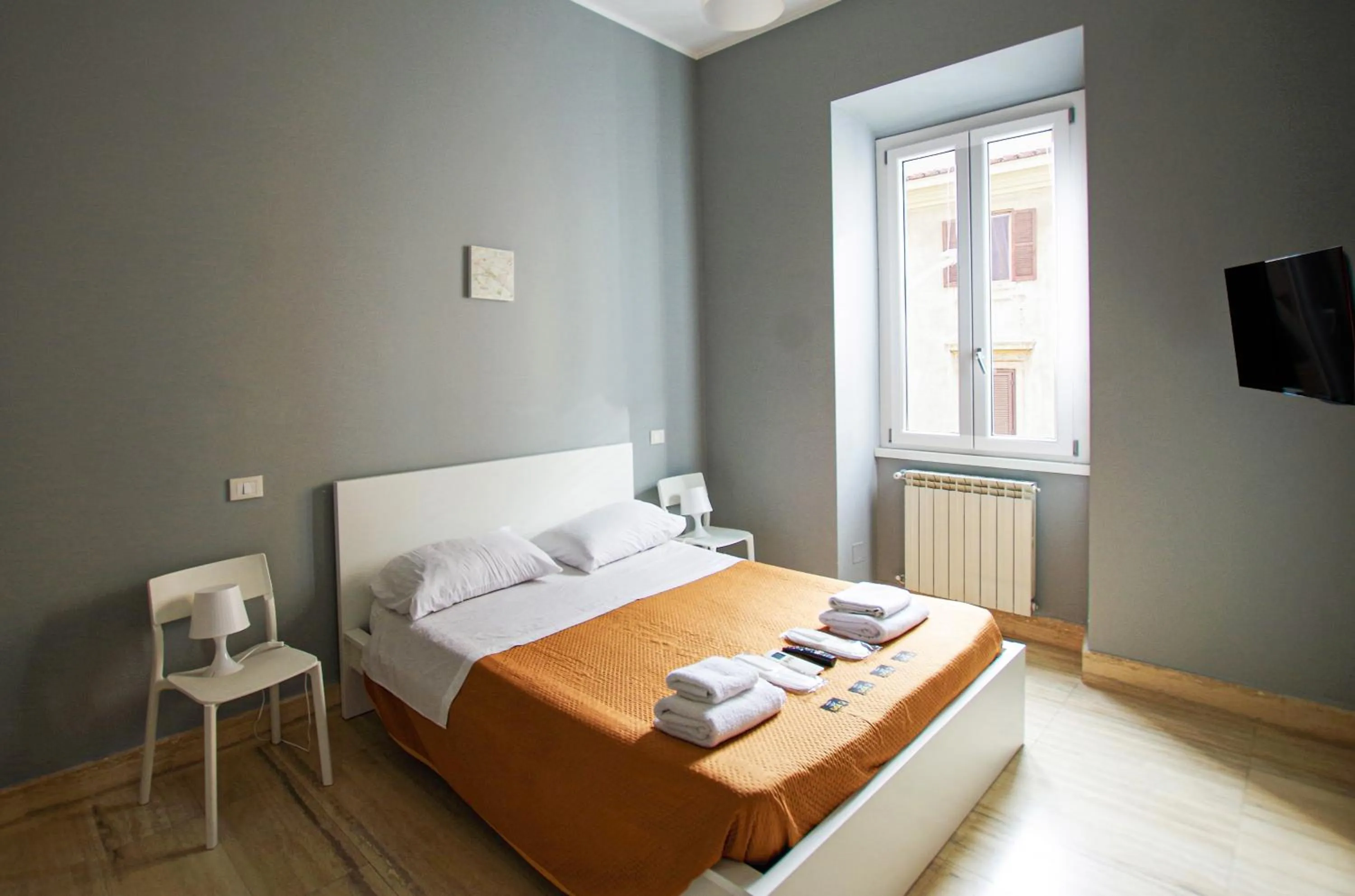 Bed in Old Bakery Rome GuestHouse