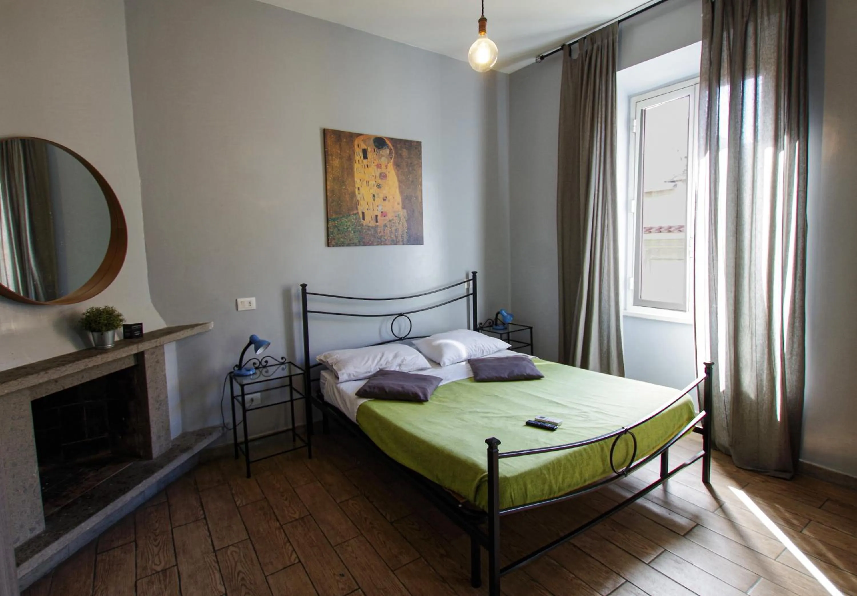 Bed in Old Bakery Rome GuestHouse