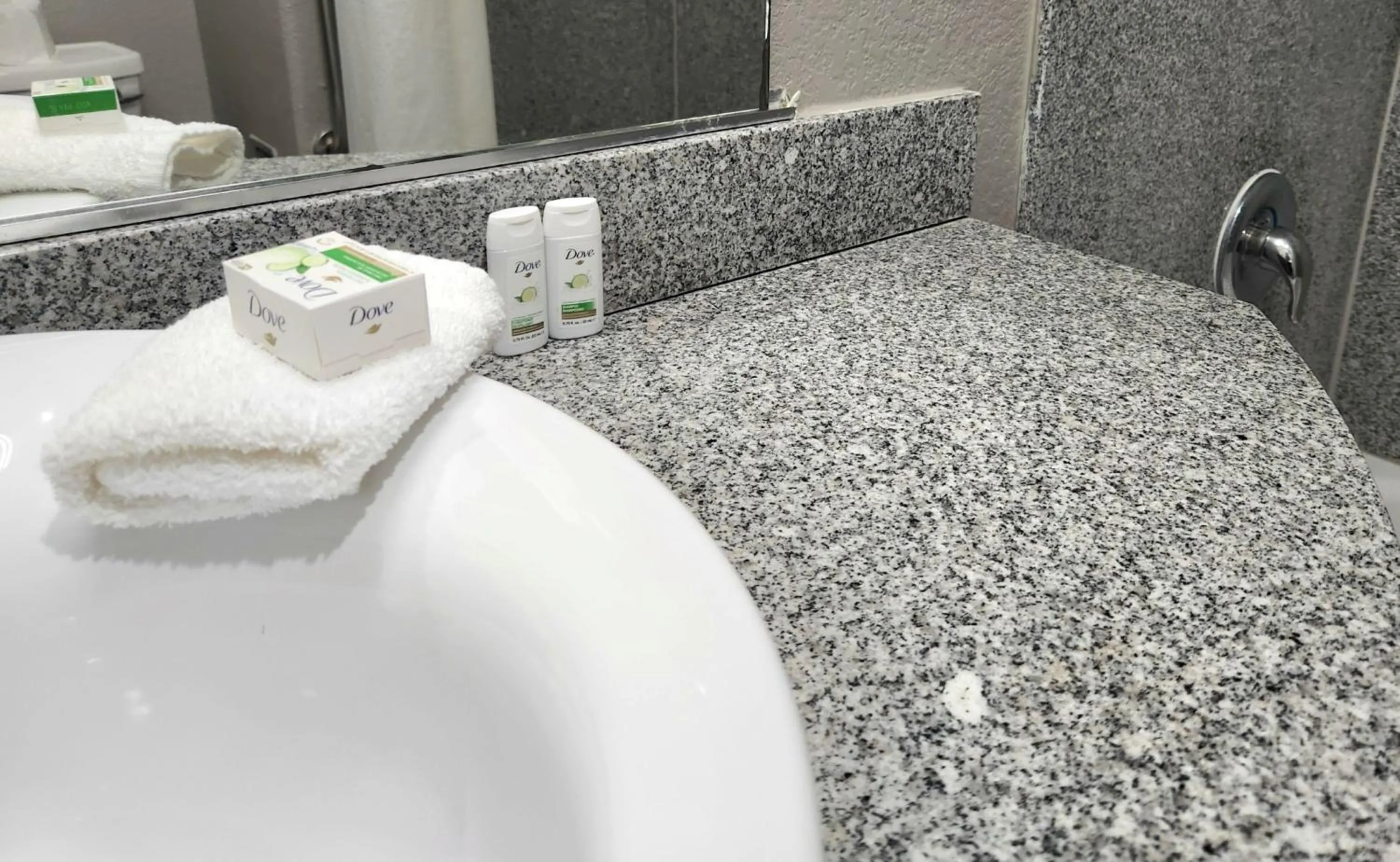 Bathroom in Baymont by Wyndham San Antonio Airport