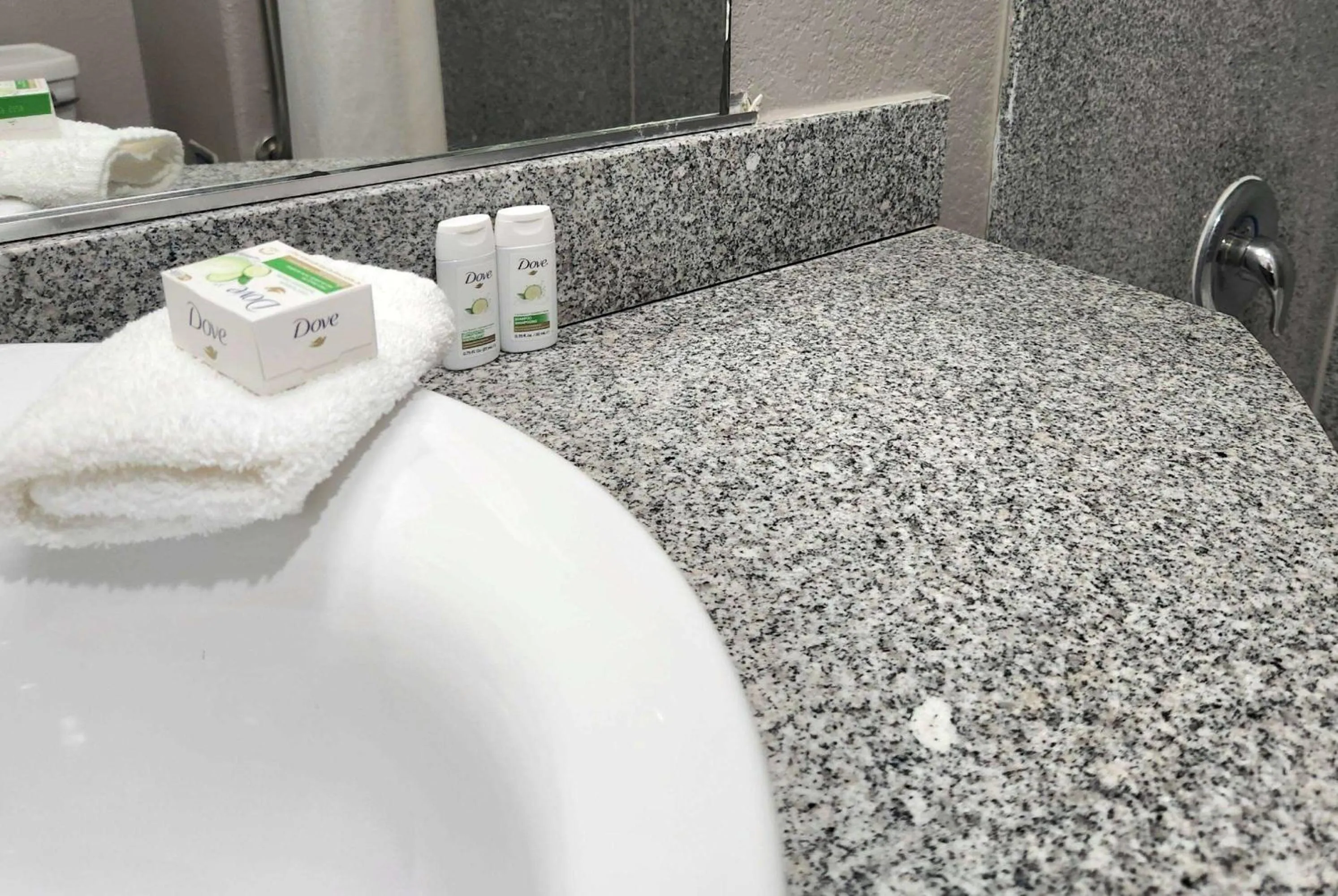 Bathroom in Baymont by Wyndham San Antonio Airport