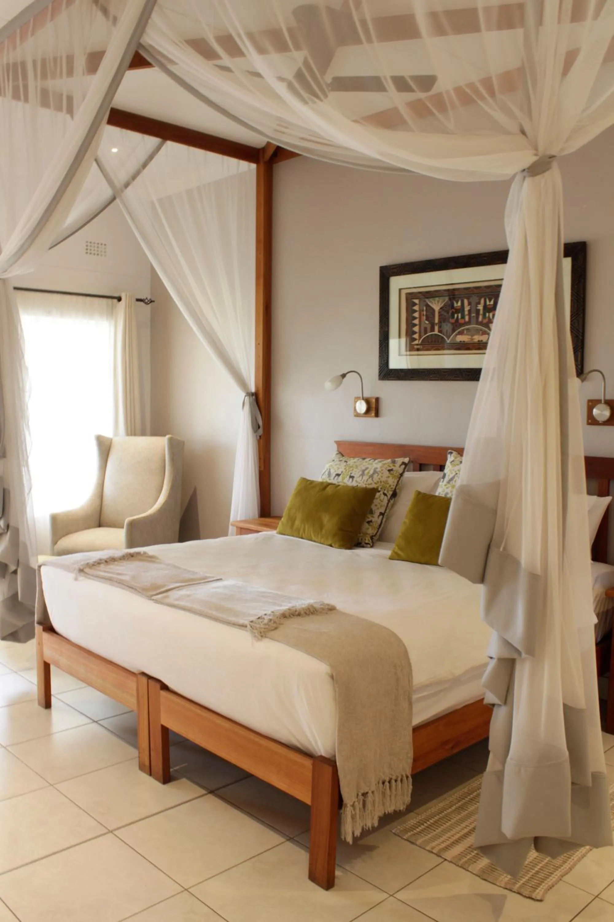 Bed in Batonka Guest Lodge