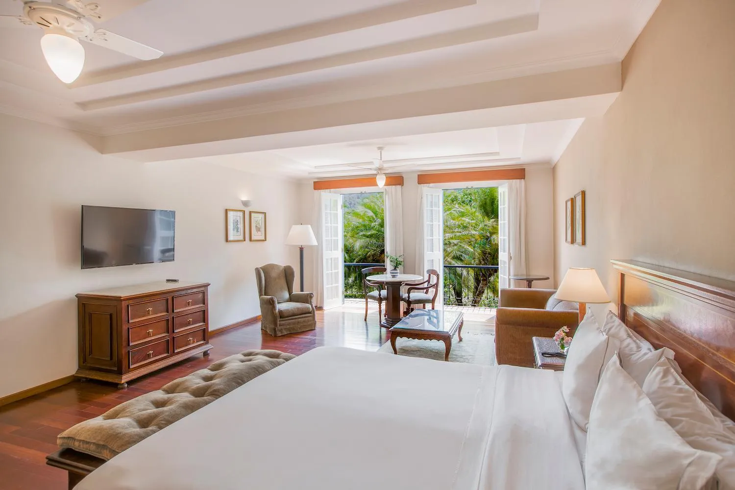 Bed in Hotel Fazenda Dona Carolina