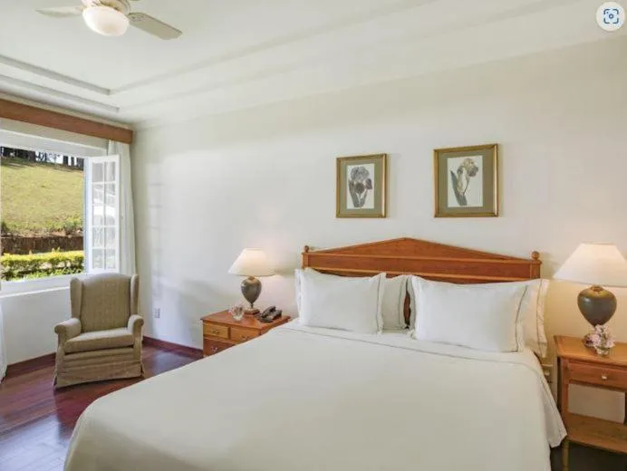 Bed in Hotel Fazenda Dona Carolina