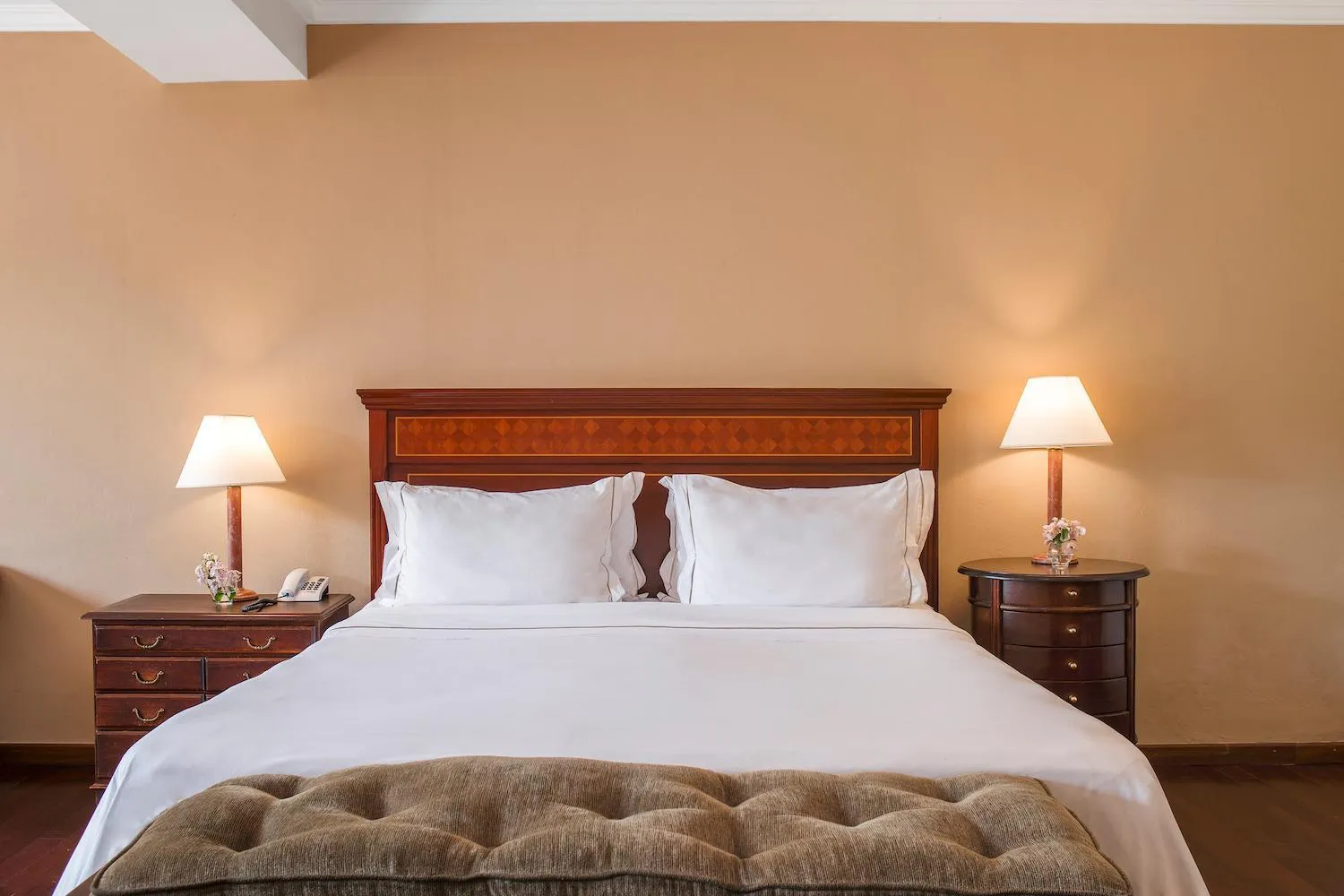 Bed in Hotel Fazenda Dona Carolina