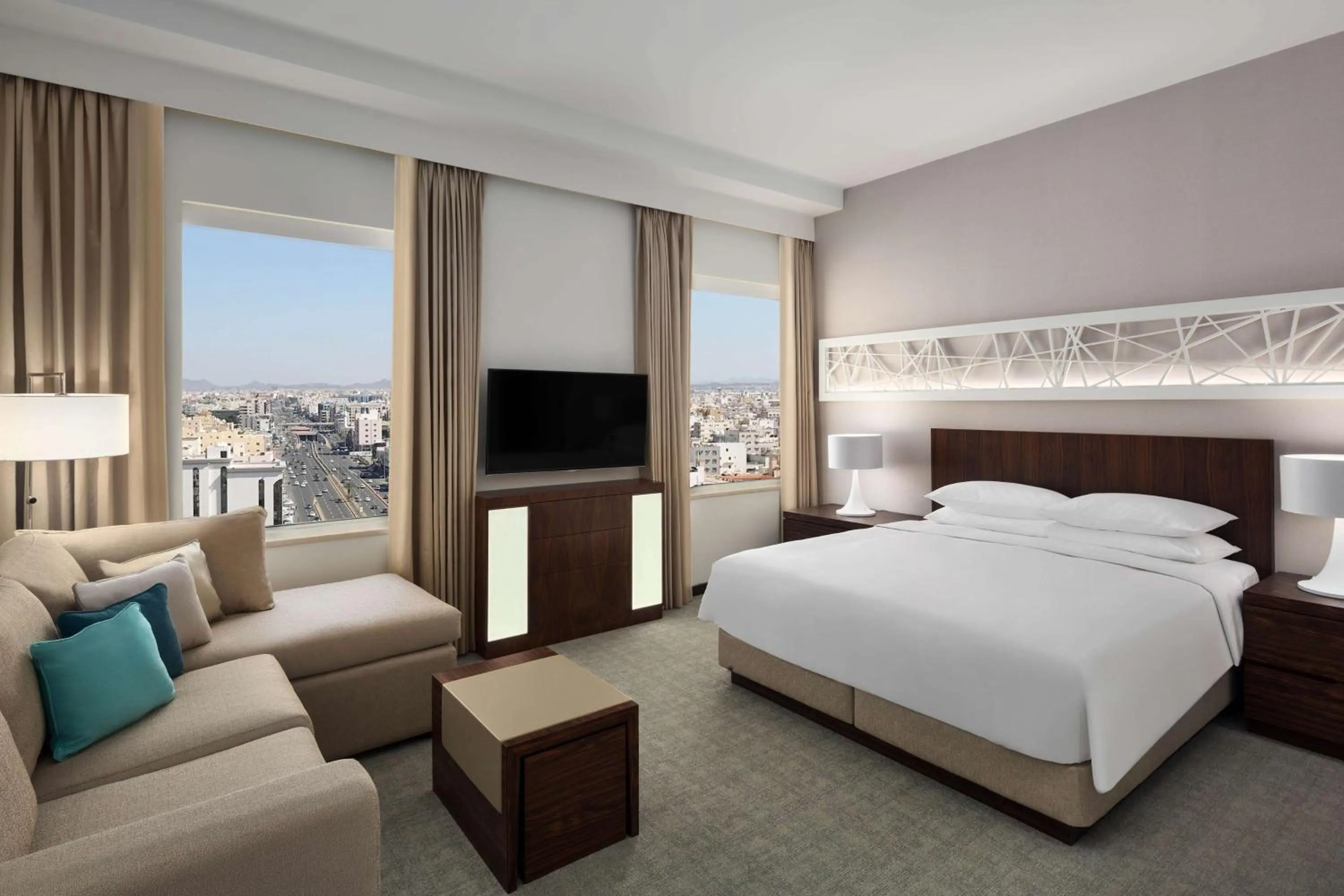 Bedroom, Bed in Hyatt House Jeddah Sari Street