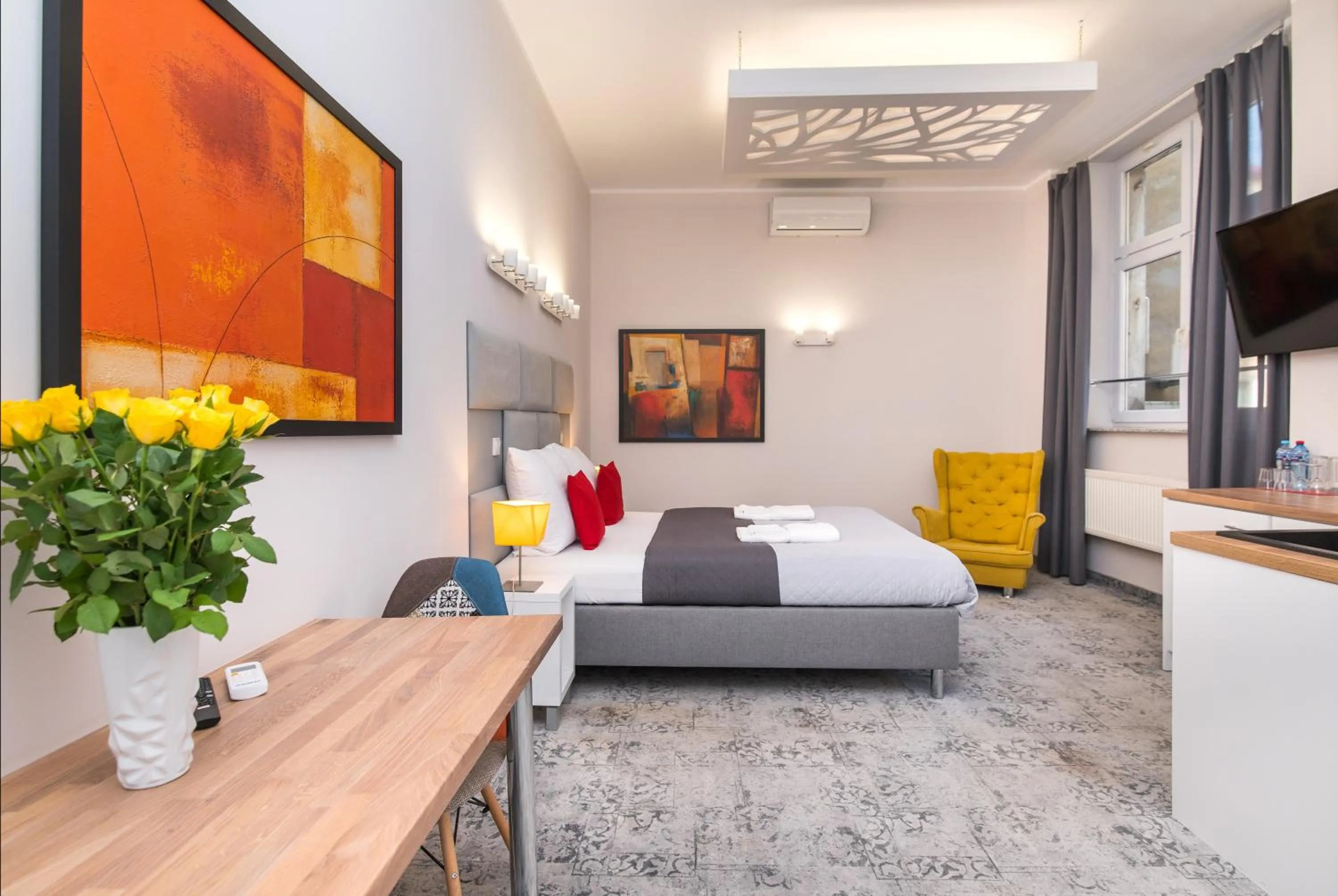 Bed in SAVOY Mariacka Apartments