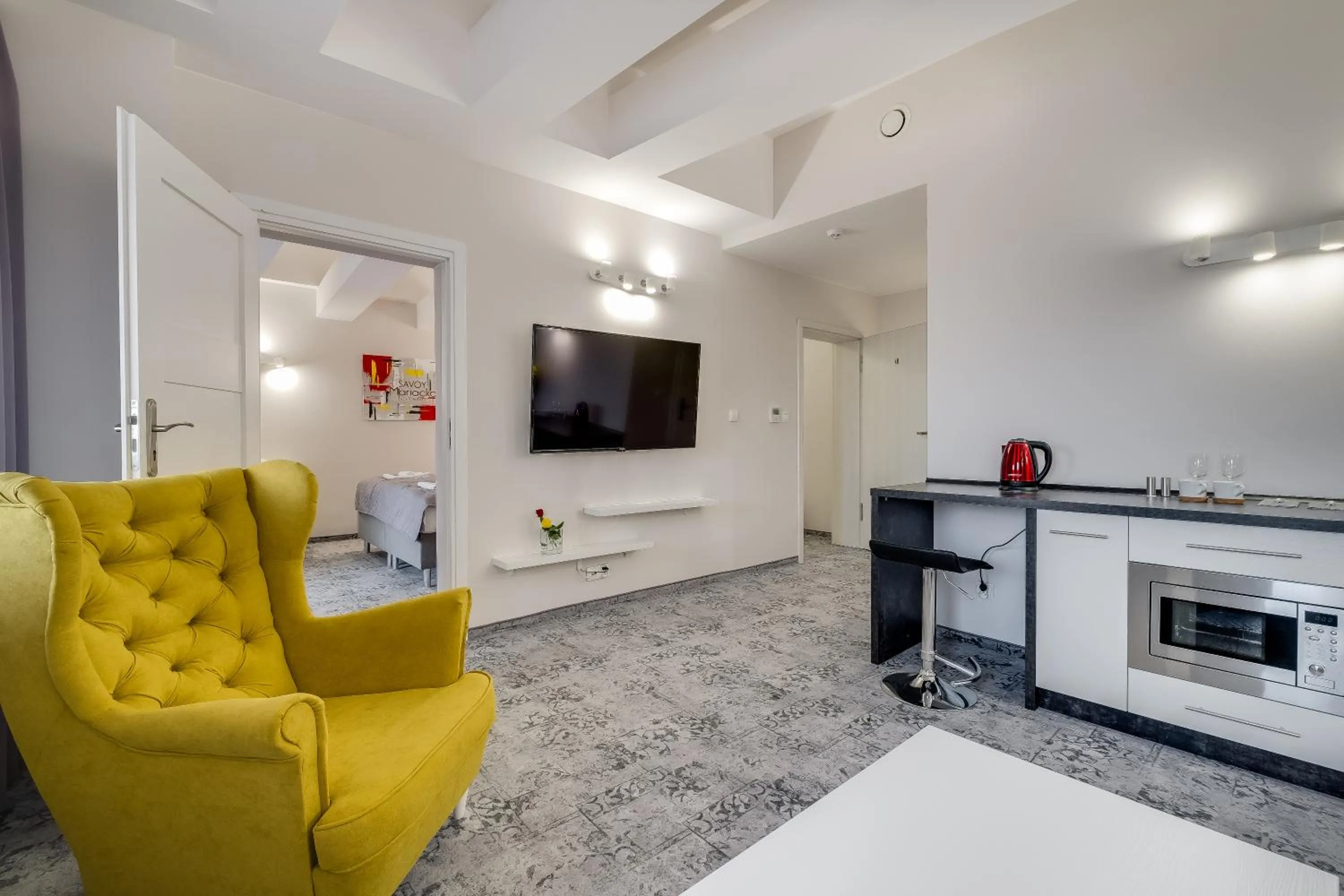 TV and multimedia in SAVOY Mariacka Apartments