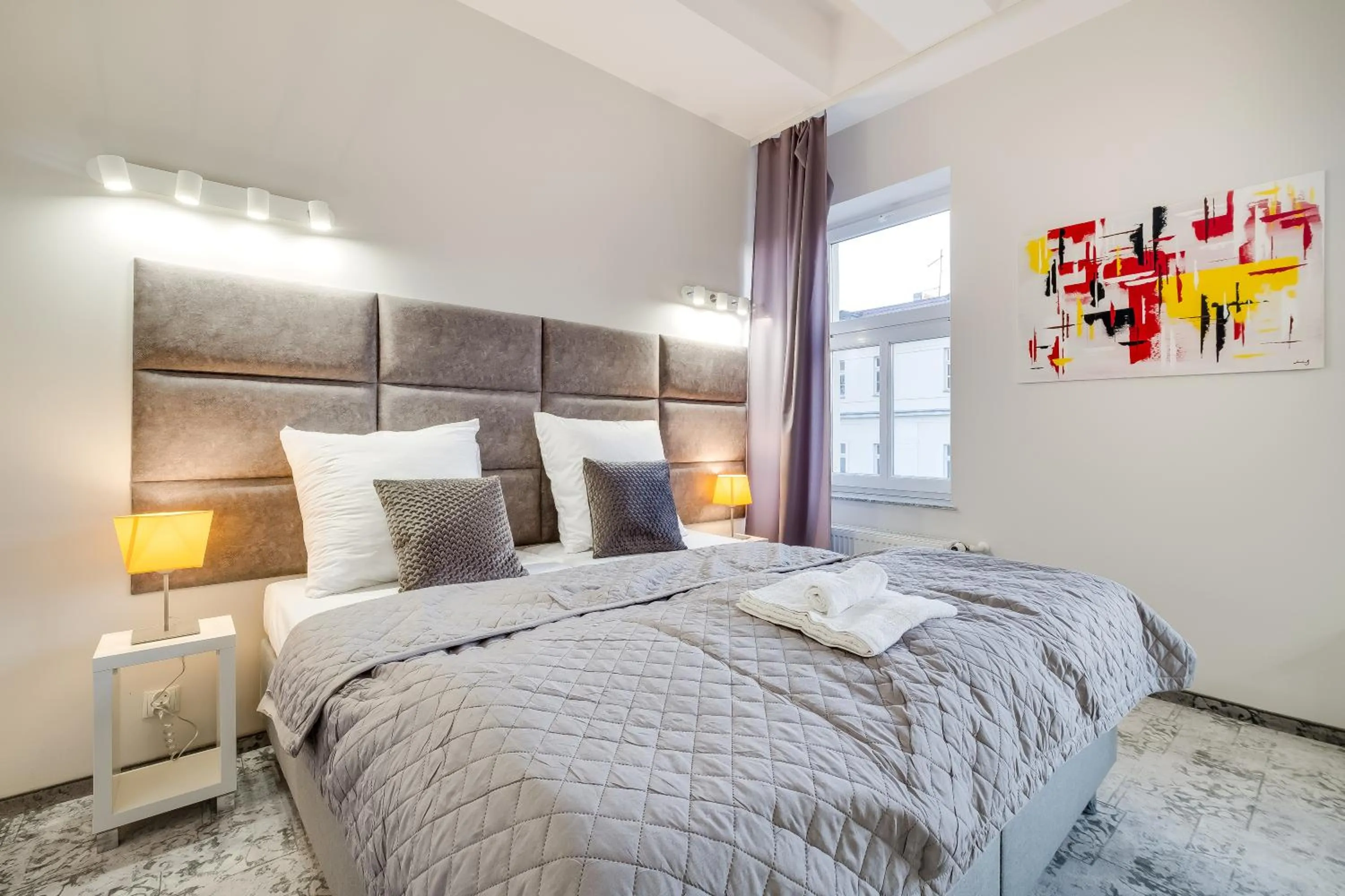 Bed in SAVOY Mariacka Apartments