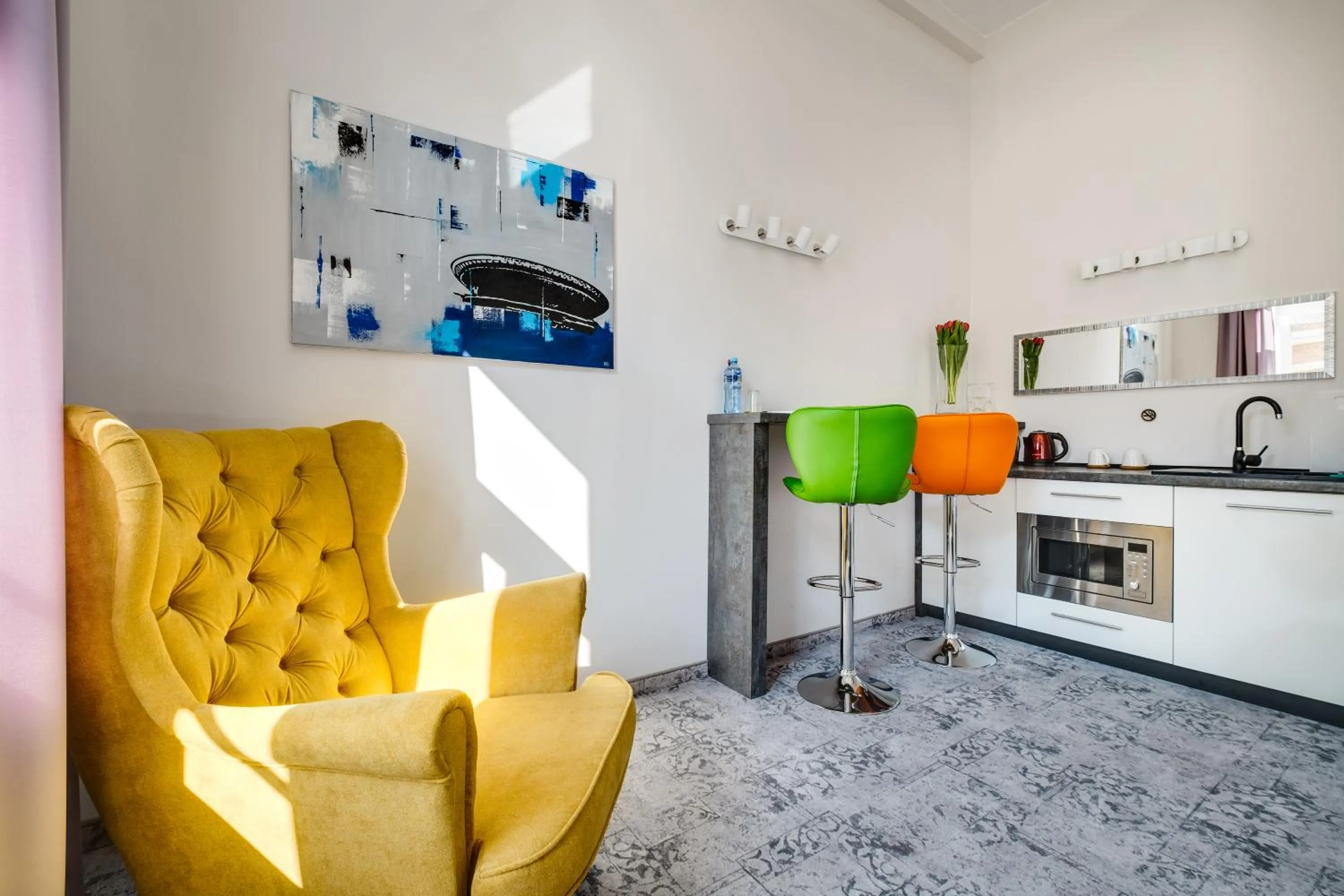 Kitchen or kitchenette in SAVOY Mariacka Apartments