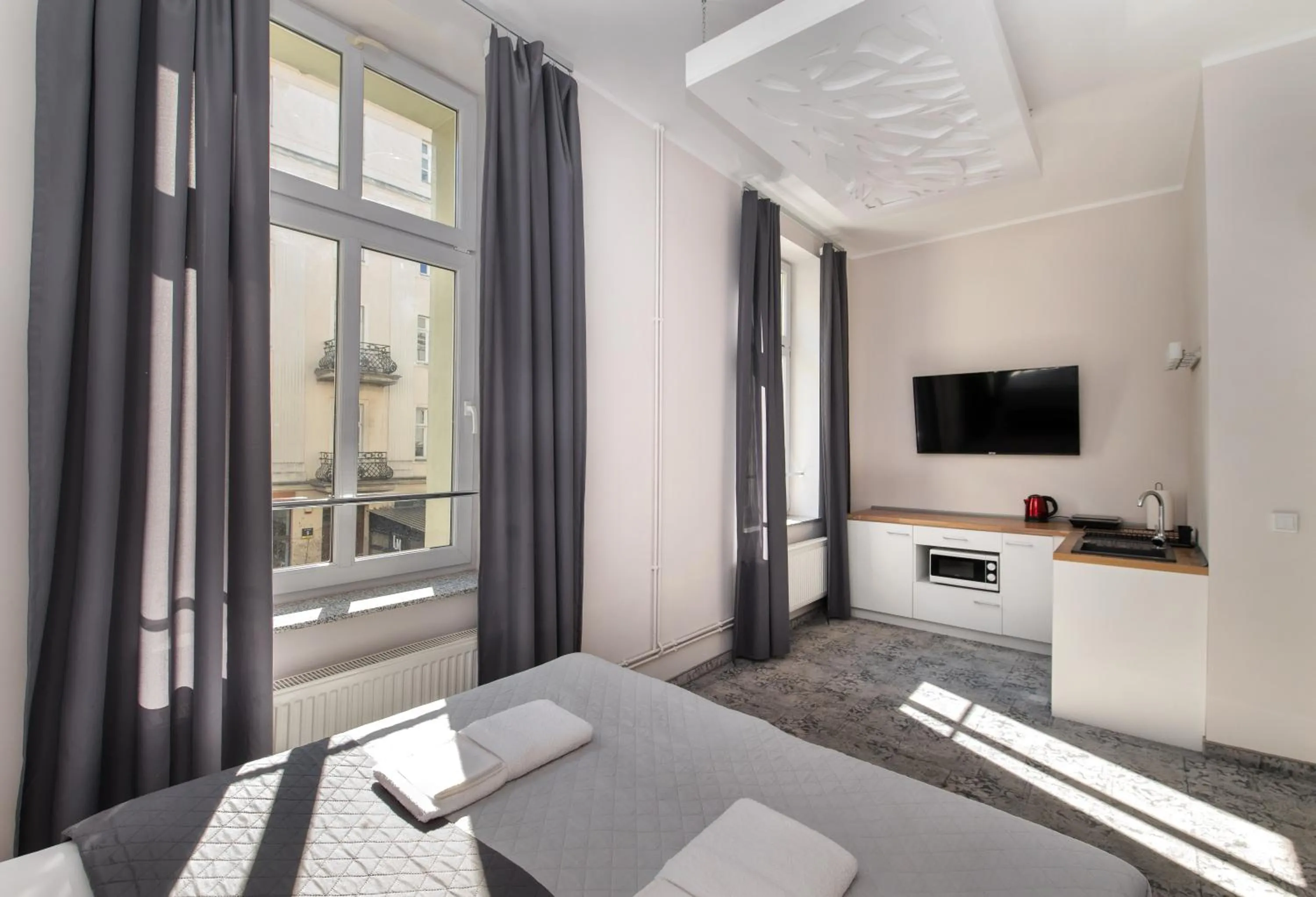 Bed in SAVOY Mariacka Apartments