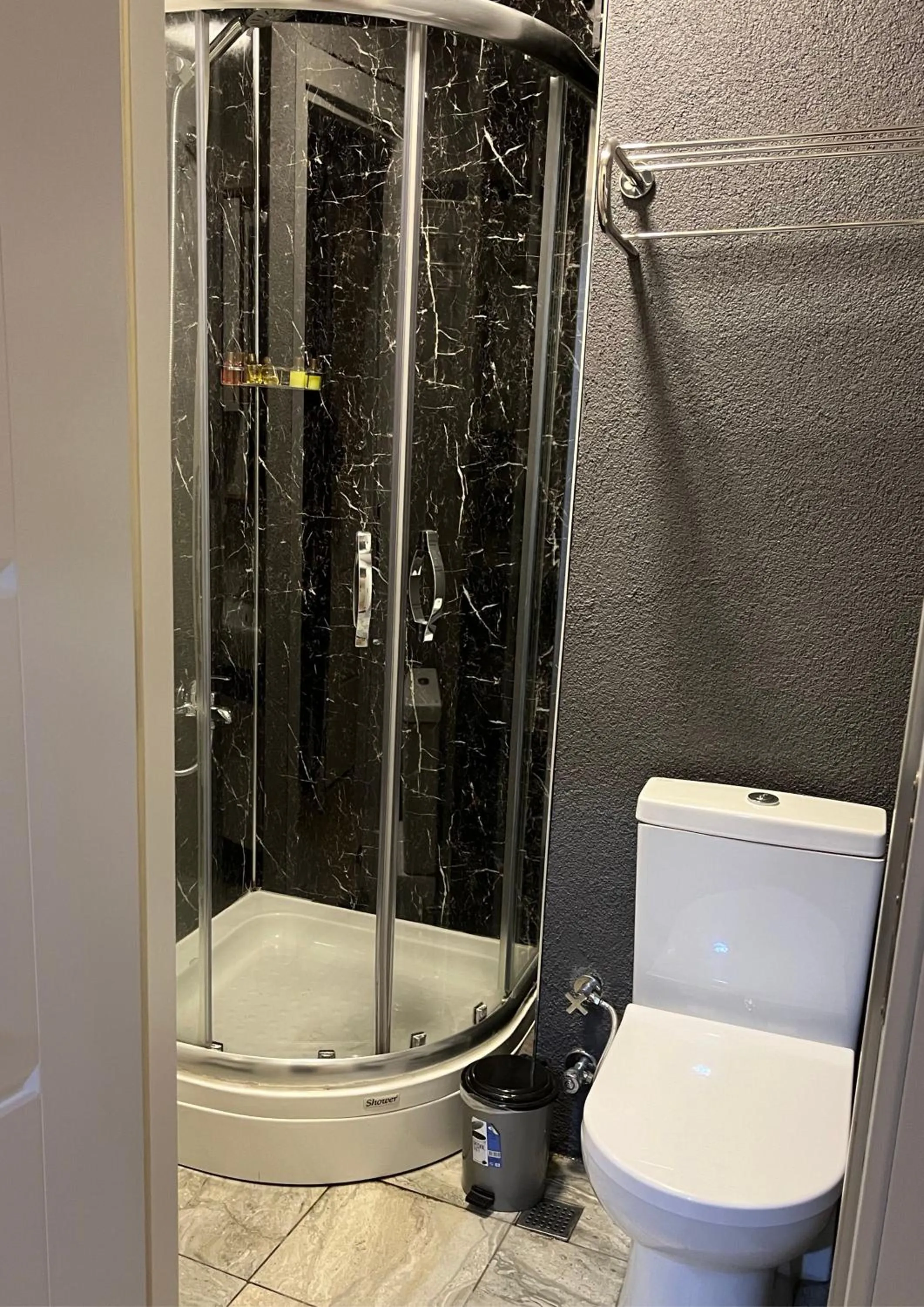 Shower in Global Hostel