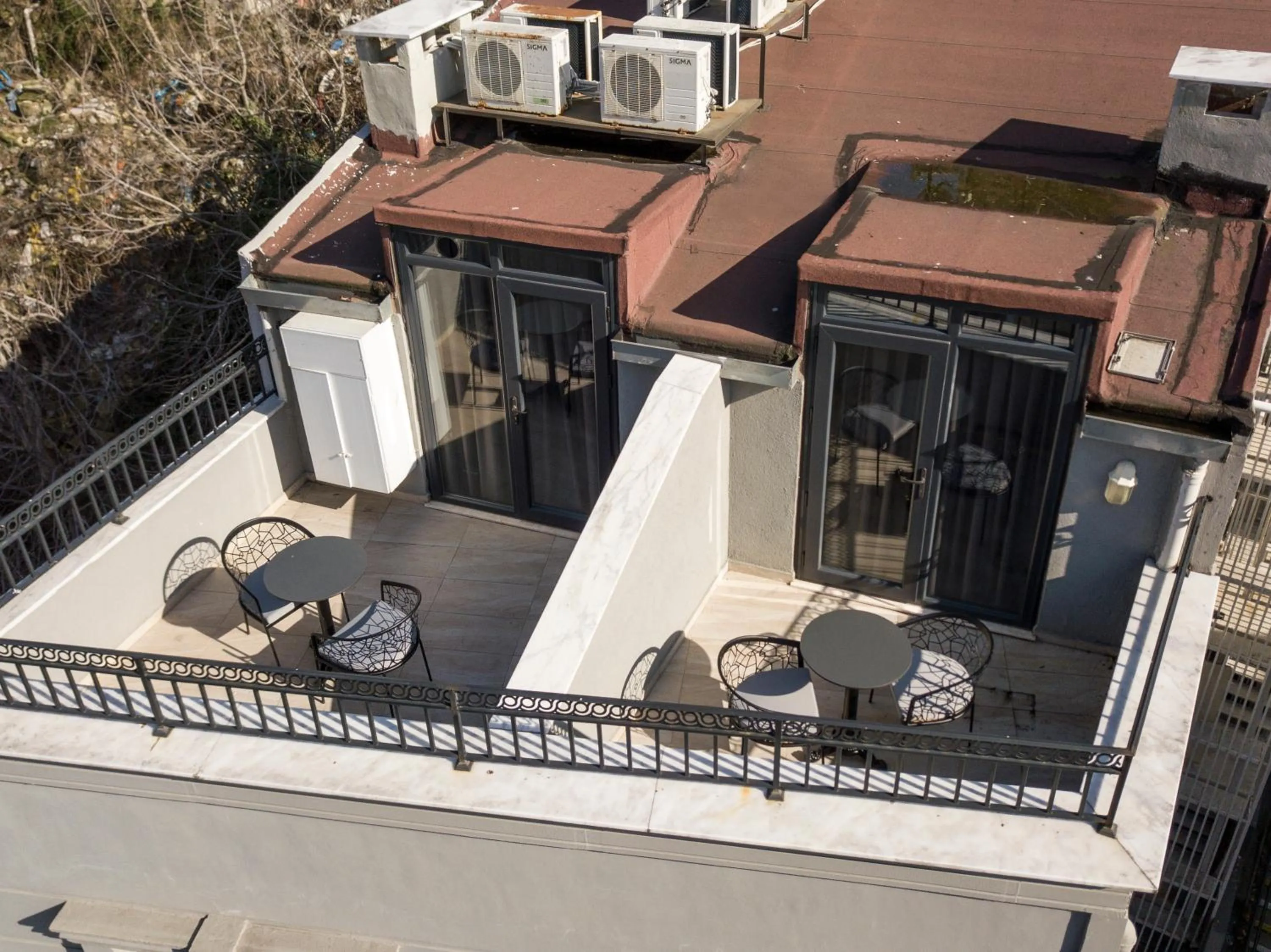 Balcony/Terrace in Global Hostel