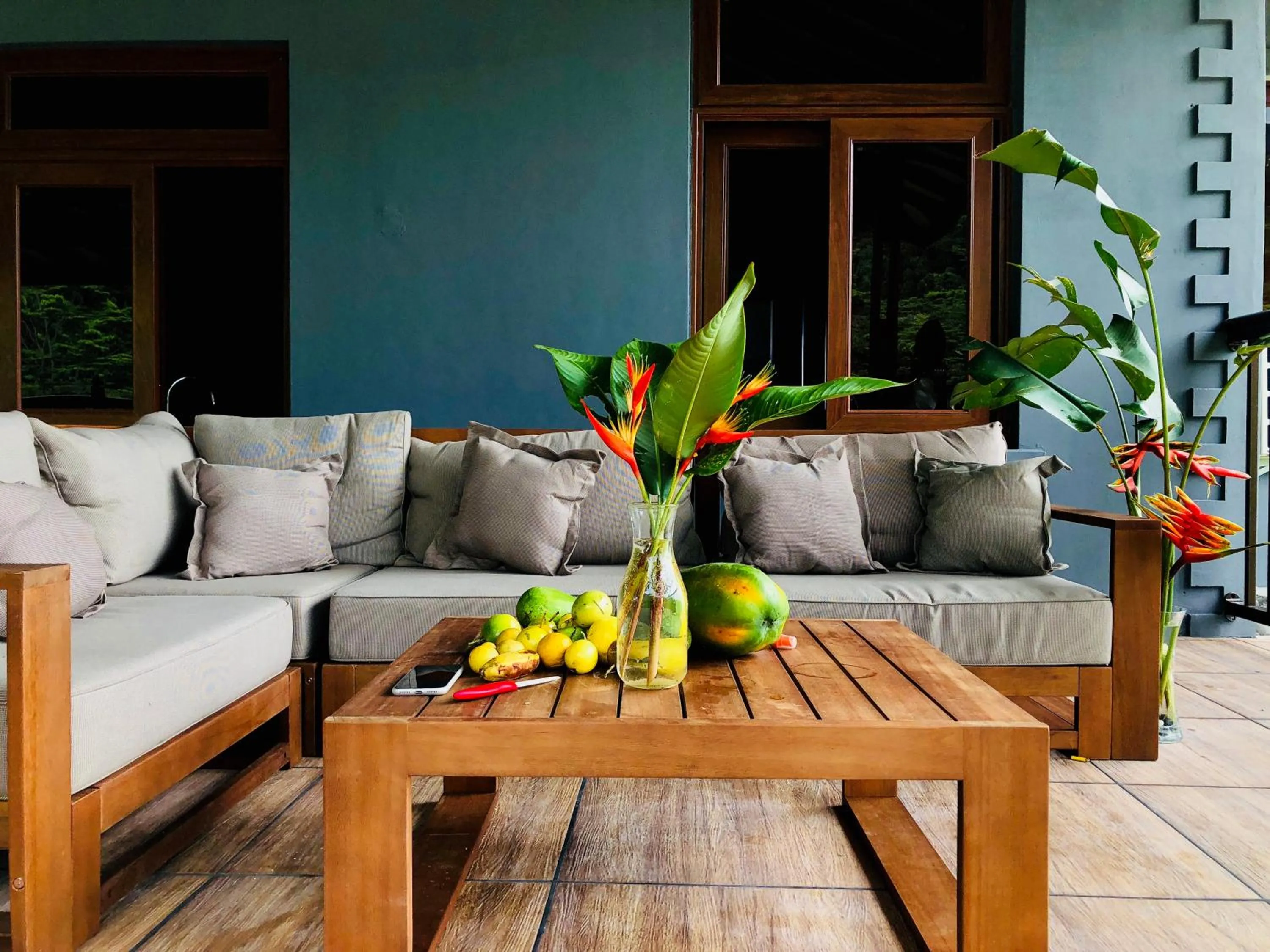 Living room in Blue Hill