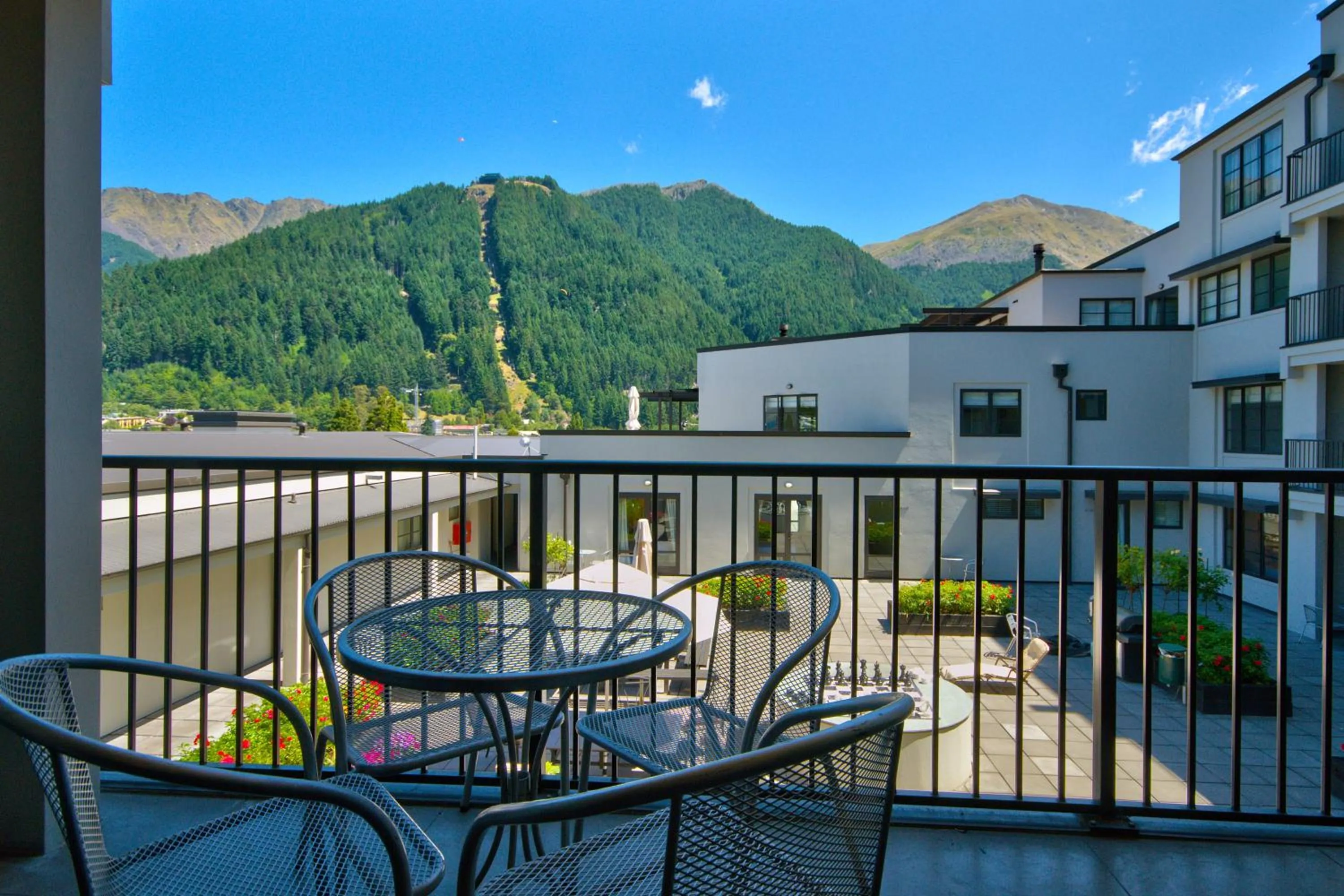 Mountain view in The Glebe Apartments