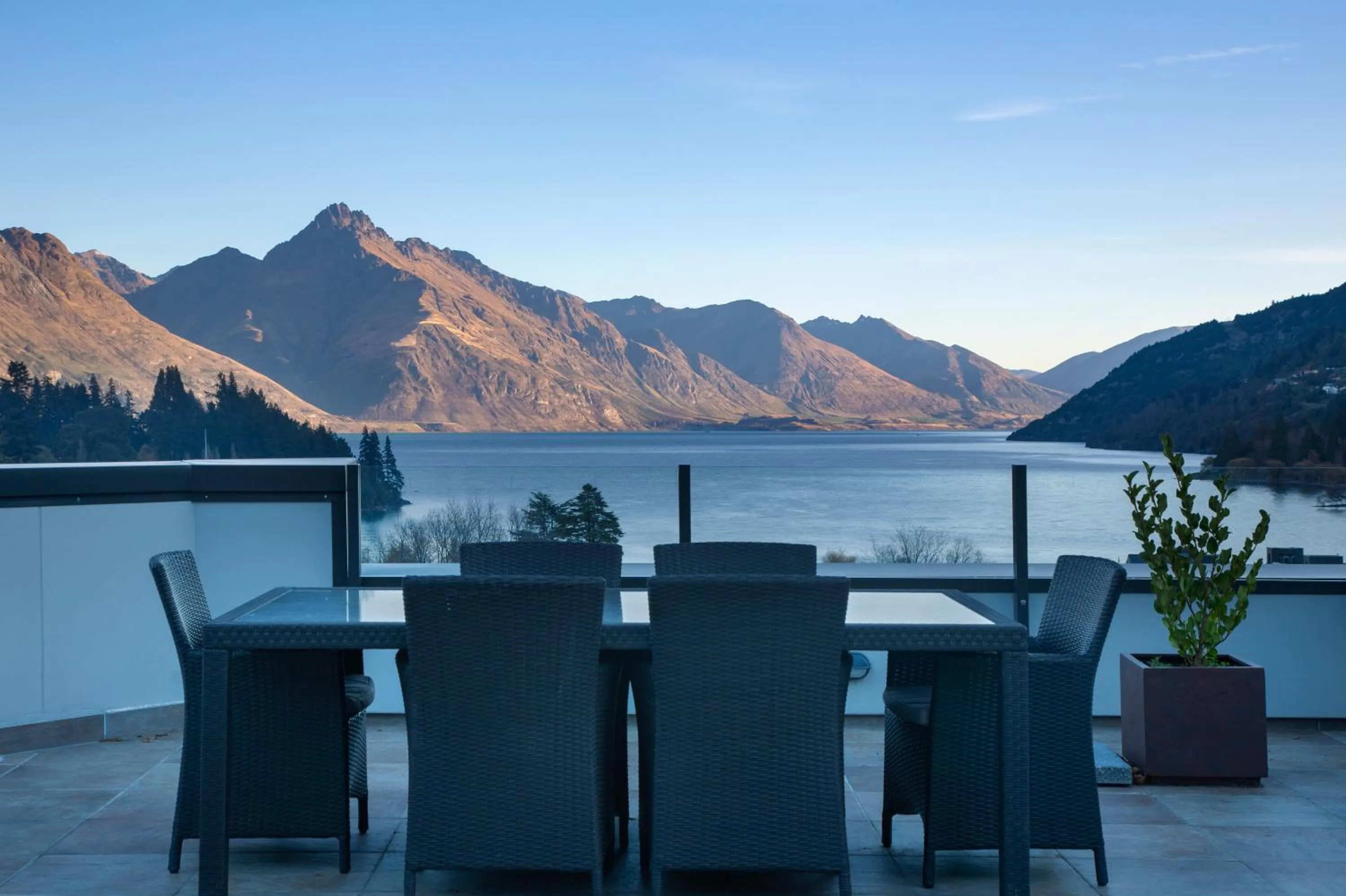 Lake view in The Glebe Apartments