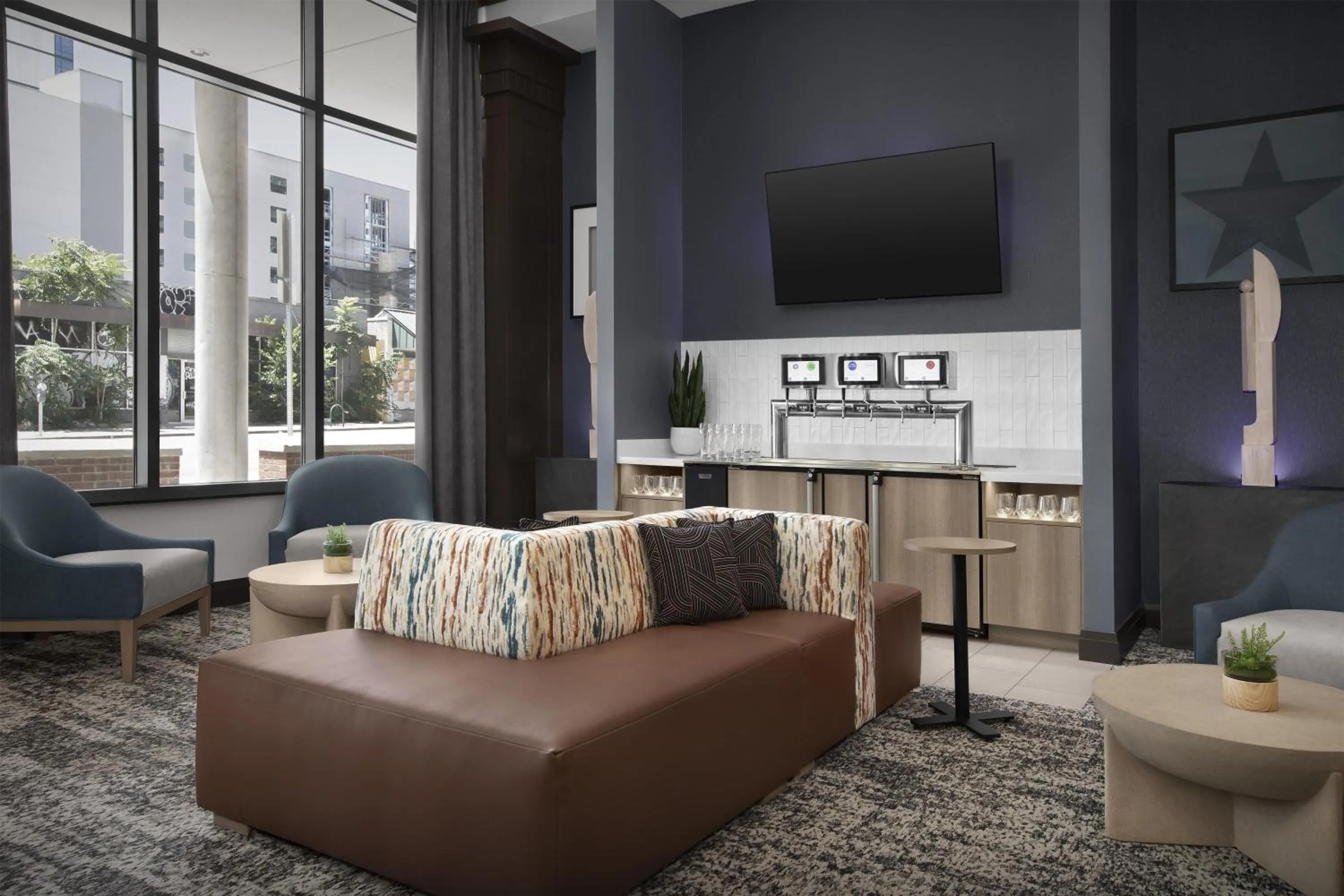 Lobby or reception in Hampton Inn and Suites Austin University Capitol