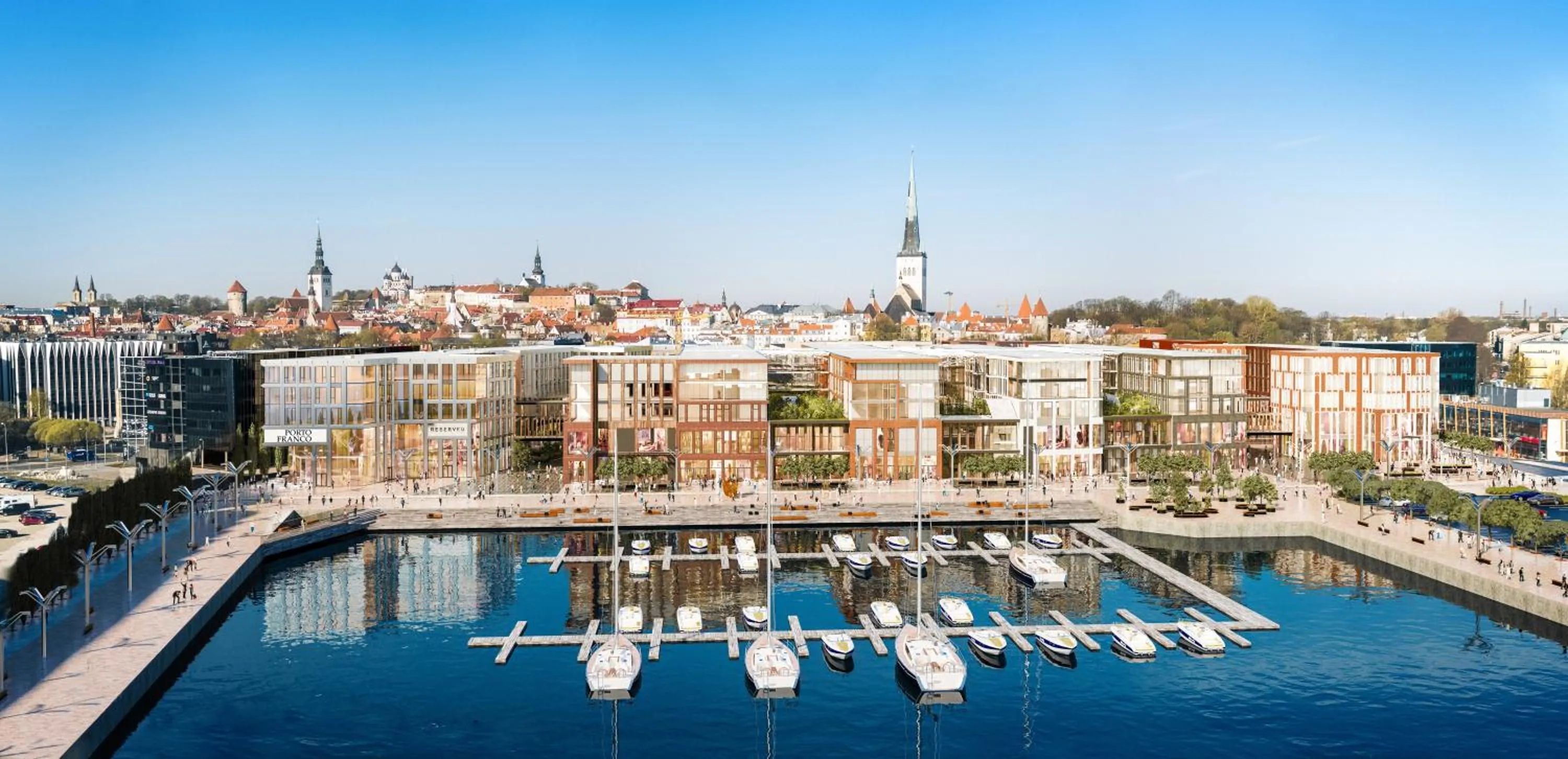 Bird's eye view in Citybox Tallinn City Center