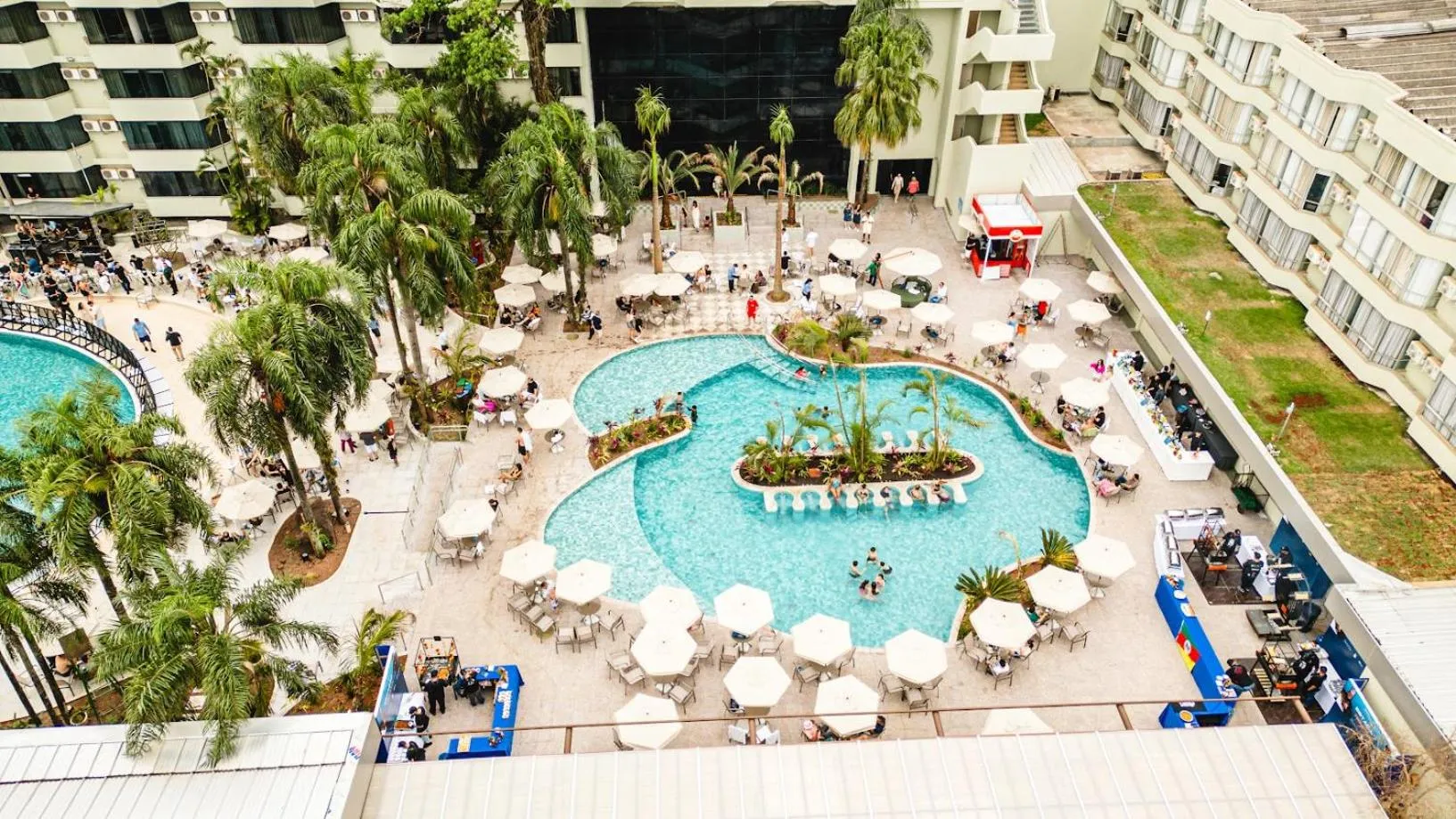 Pool view in Rafain Palace Hotel & Convention Center
