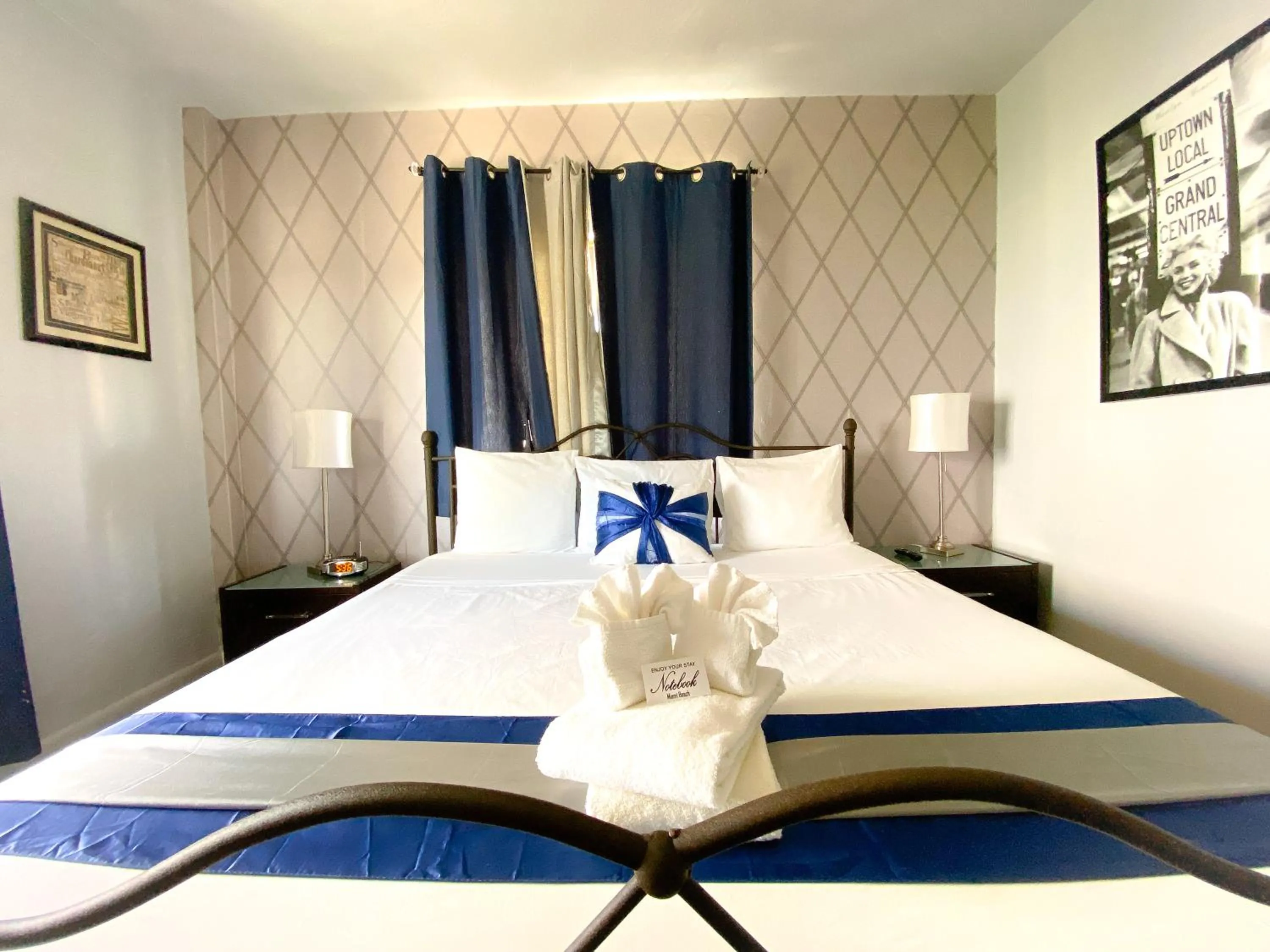 Bed in Notebook Miami Beach