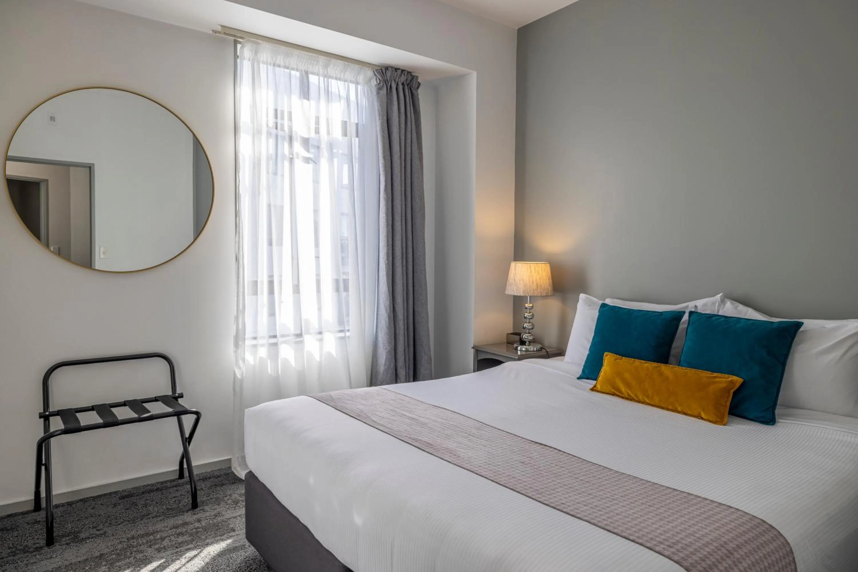 Bedroom, Bed in Quest on Eden Auckland CBD Apartment Hotel
