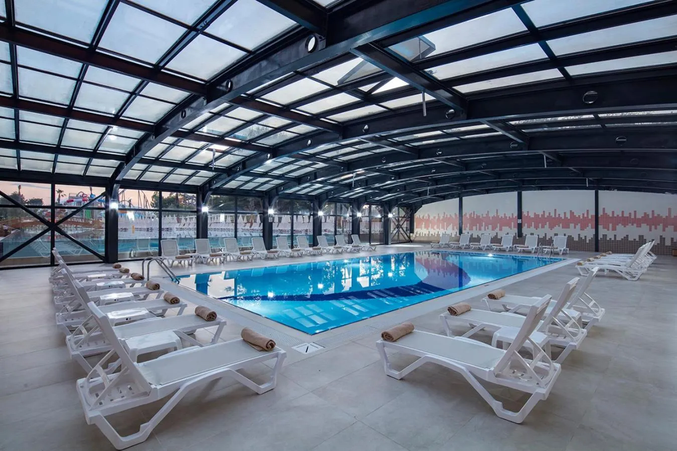 Swimming pool in Aydinbey Queen's Palace & Spa - Ultra All Inclusive