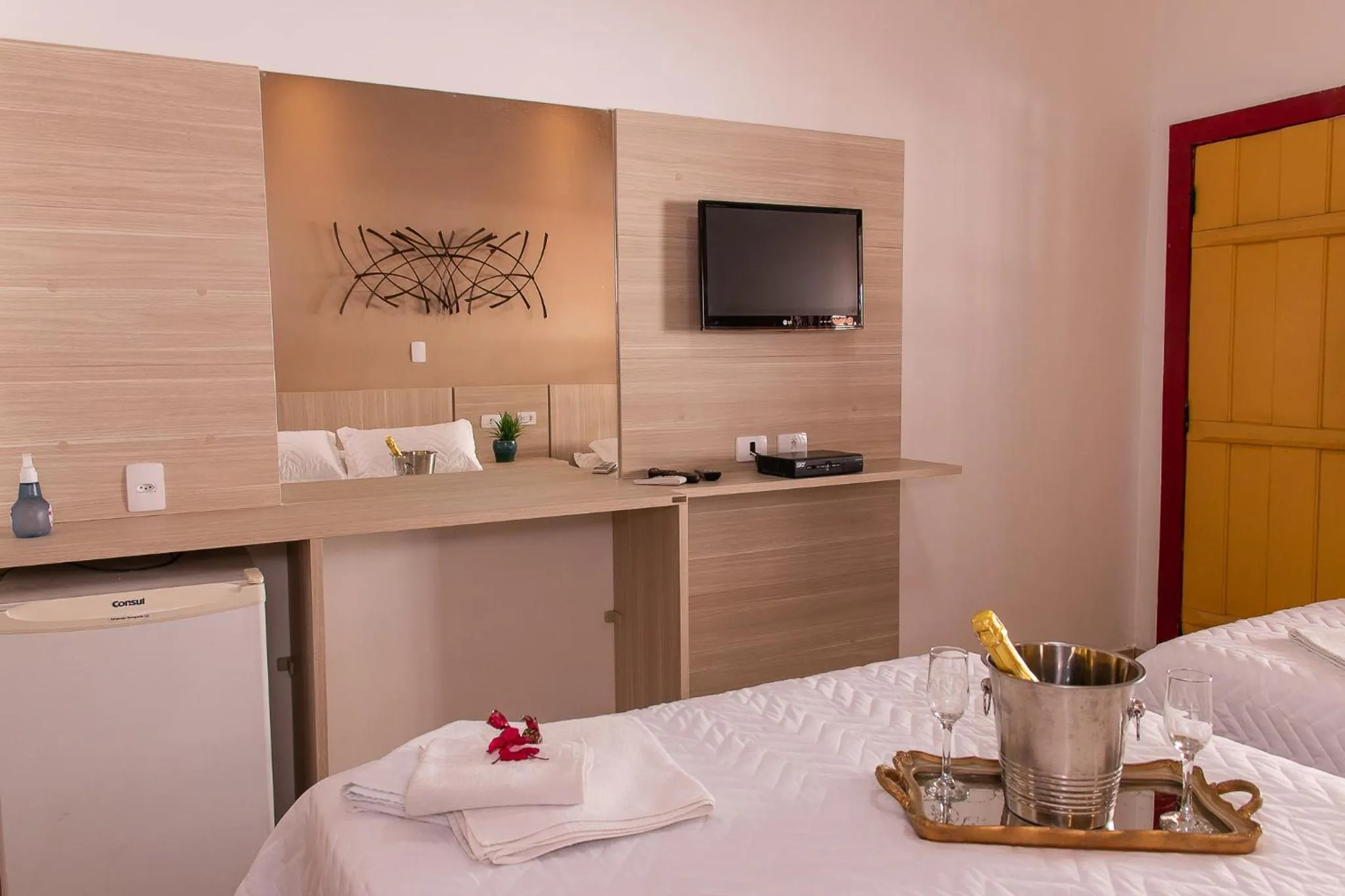 Photo of the whole room, Bed in Pousada Tesouro de Minas - Centro Histórico