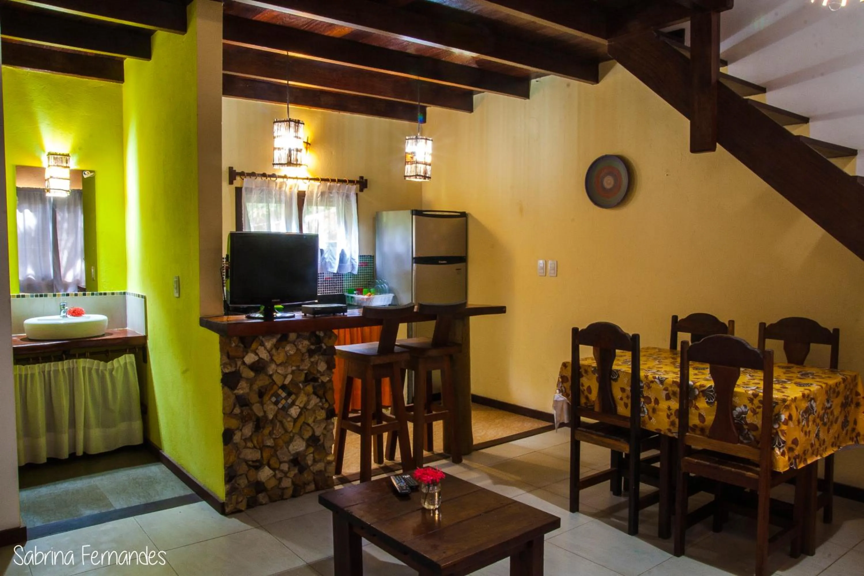 Text overlay in Areia Branca Apart Hotel