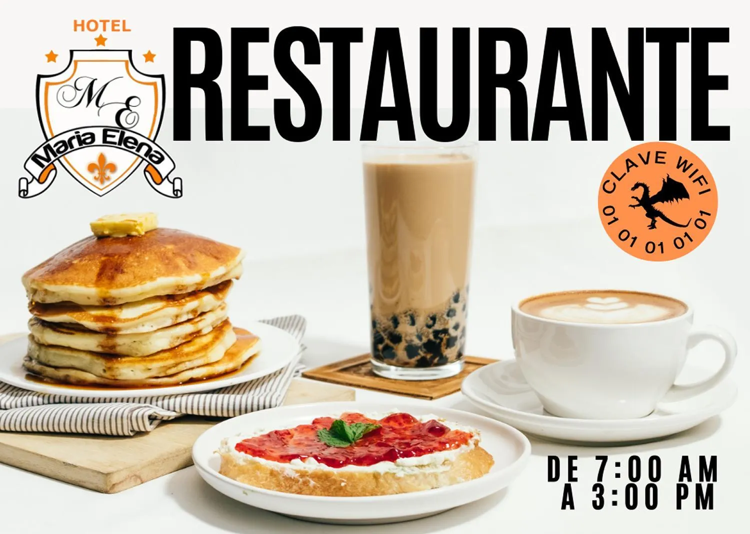 Breakfast in Hotel Maria Elena