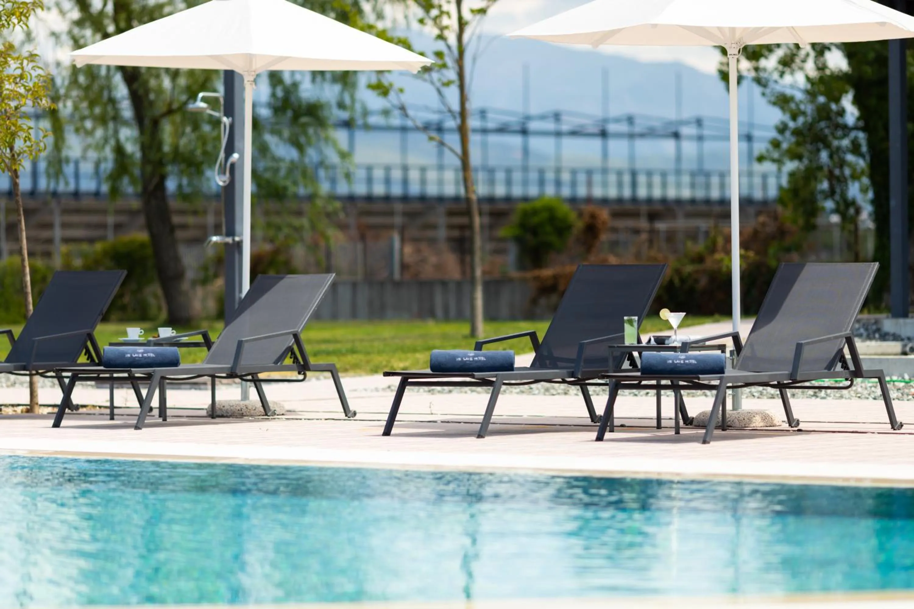 Pool view in The Lake Hotel