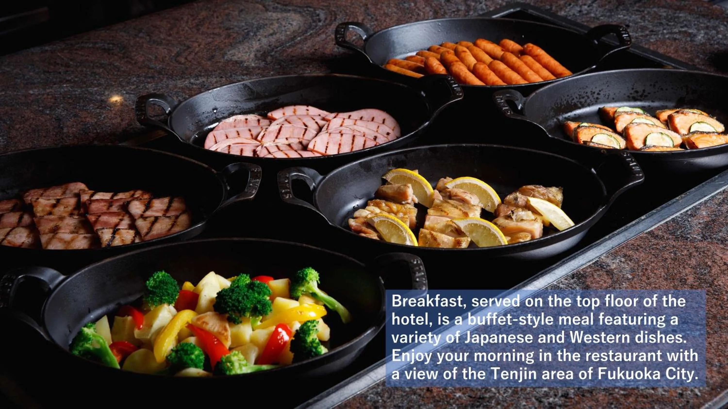 Food and drinks in Solaria Nishitetsu Hotel Fukuoka