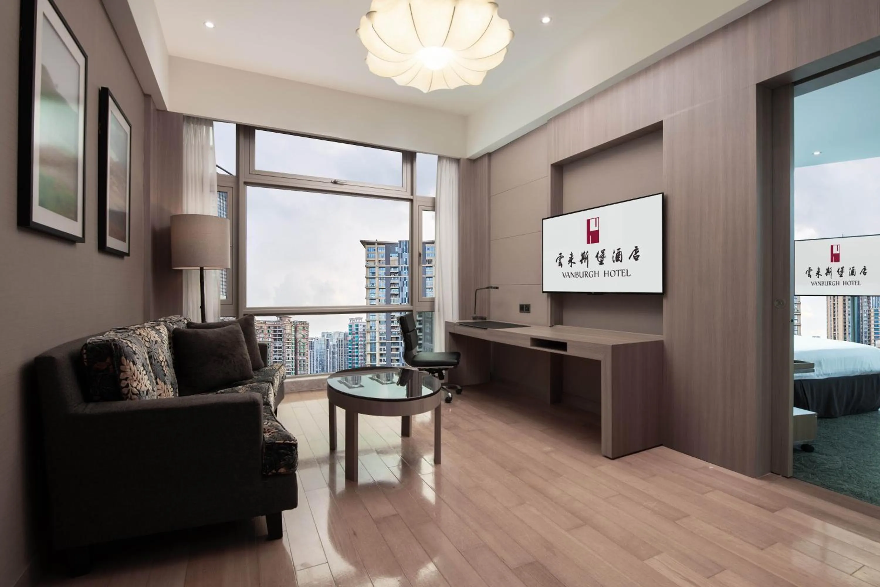 Living room in Vanburgh Hotel - Free shuttle bus transfer during Canton Fair