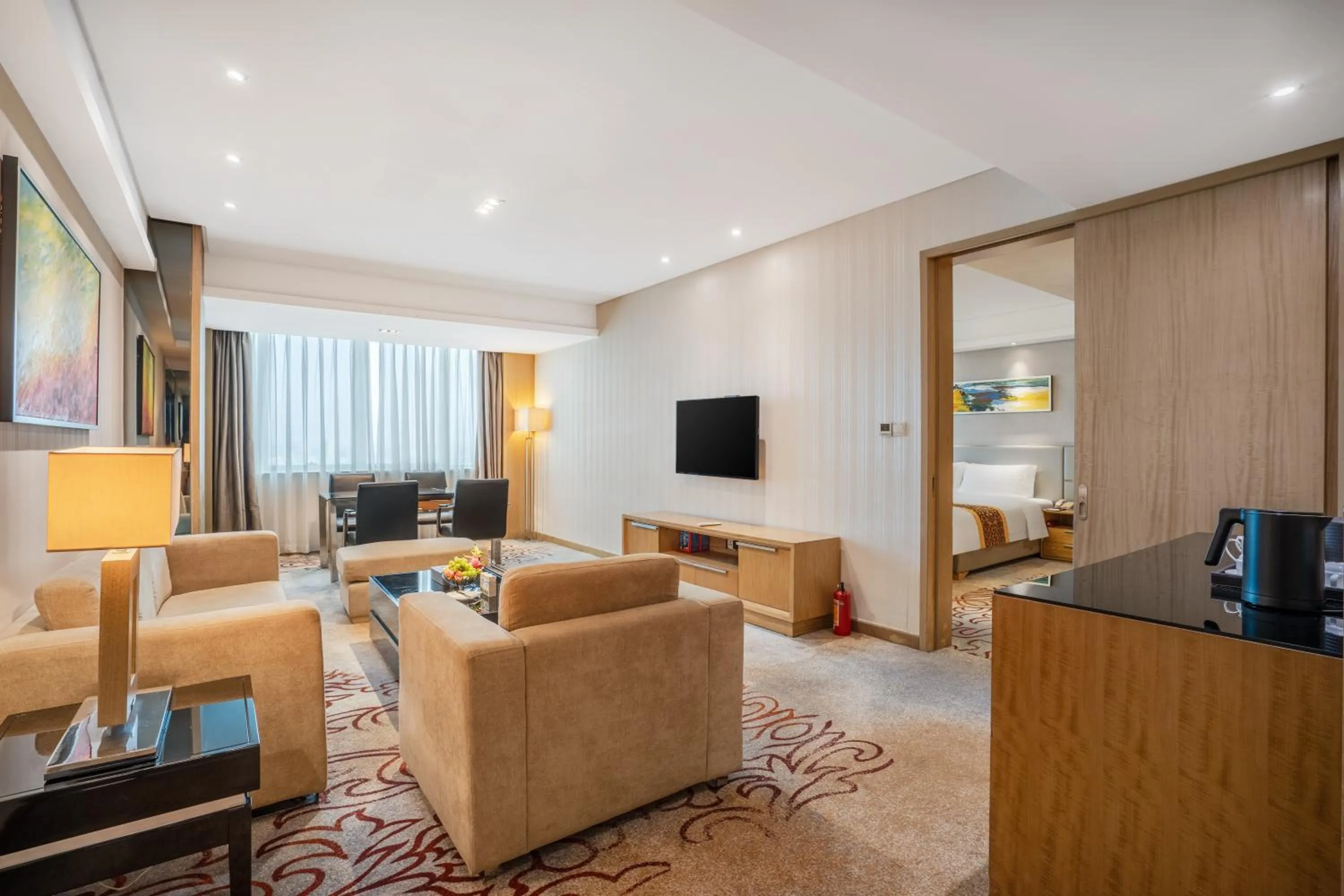 Living room, Seating Area in Pearl River International Hotel（International Textile City）