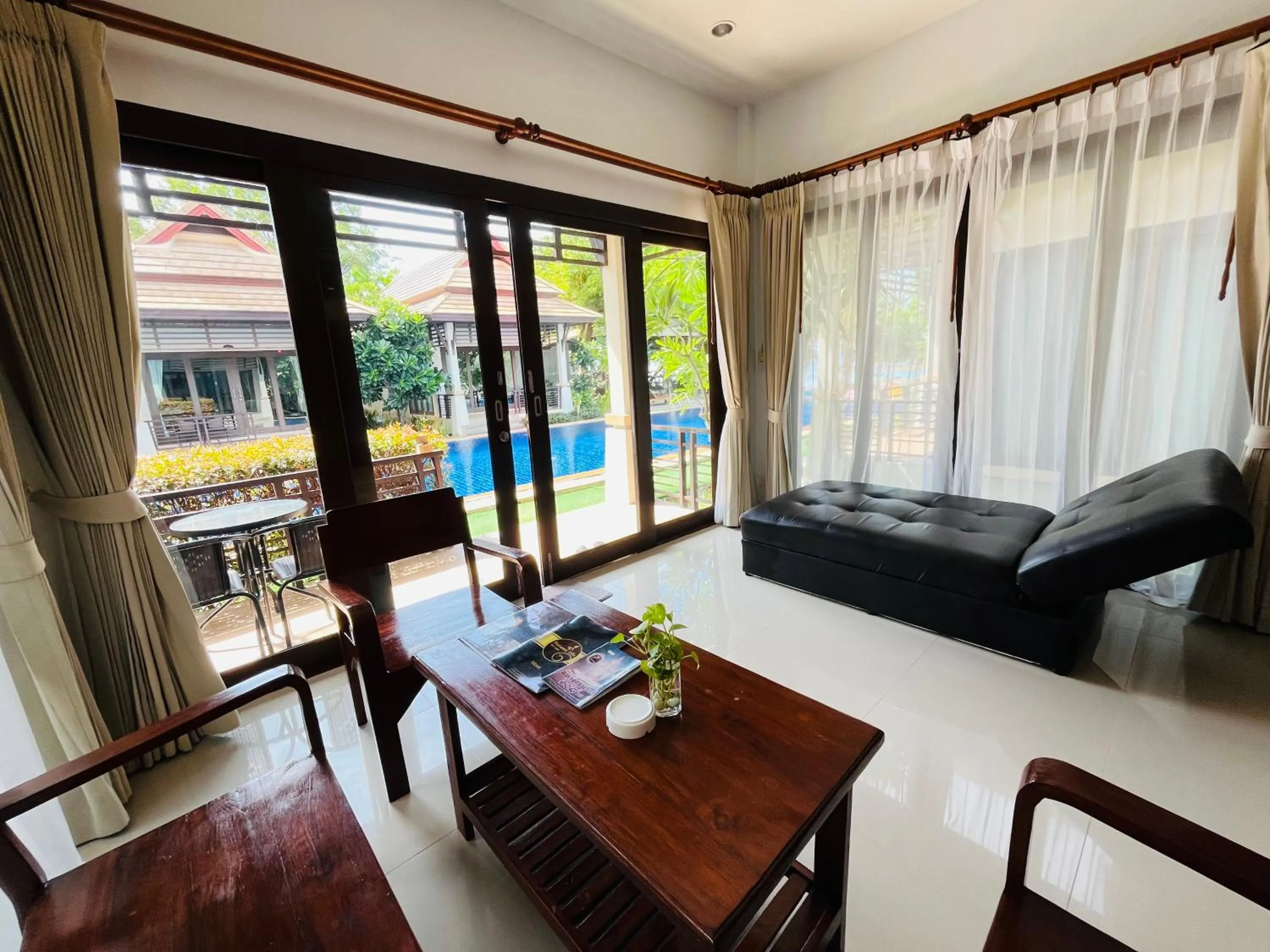 Living room in Poolsawat Villa - SHA Plus