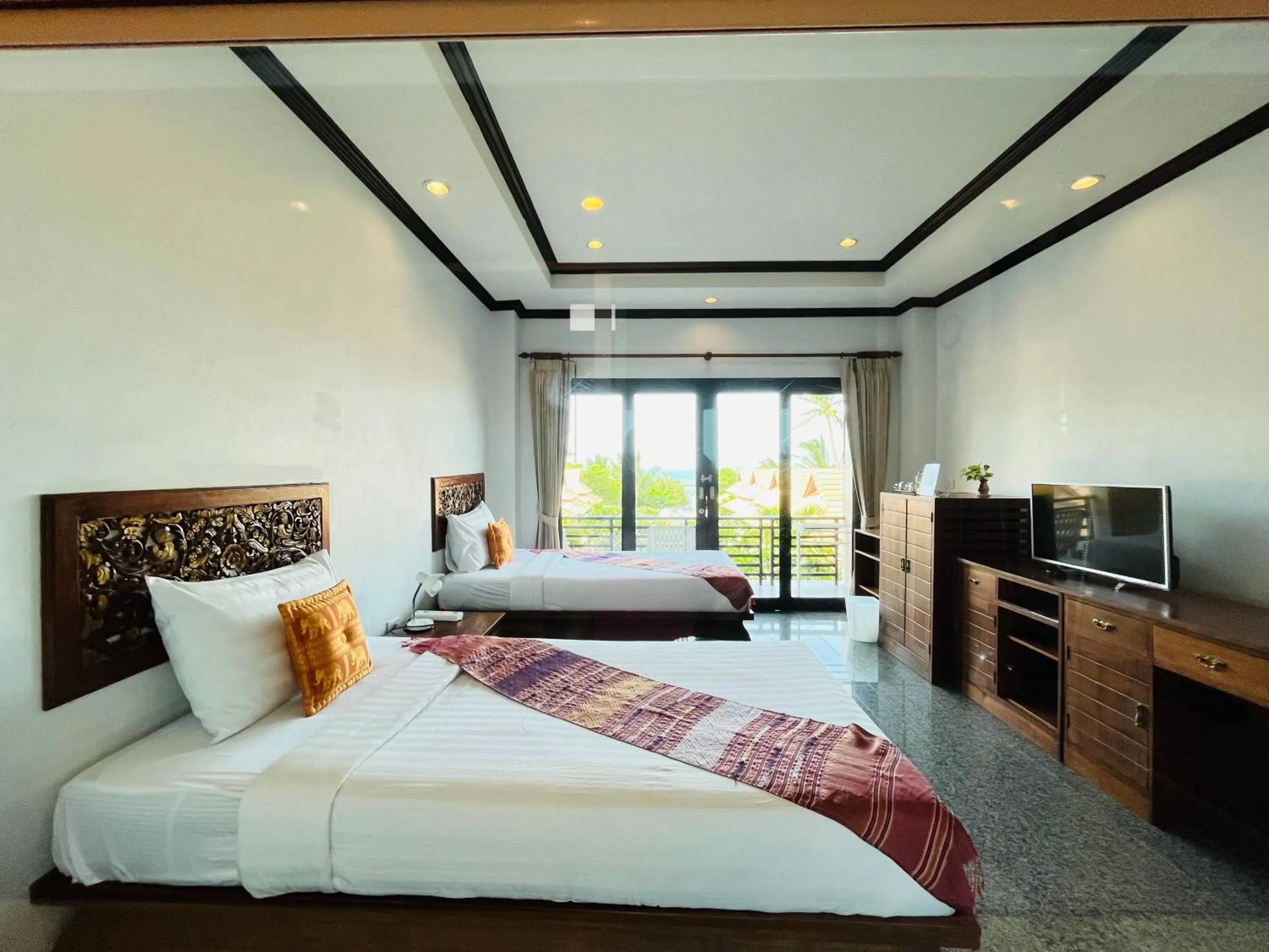Bed in Poolsawat Villa - SHA Plus