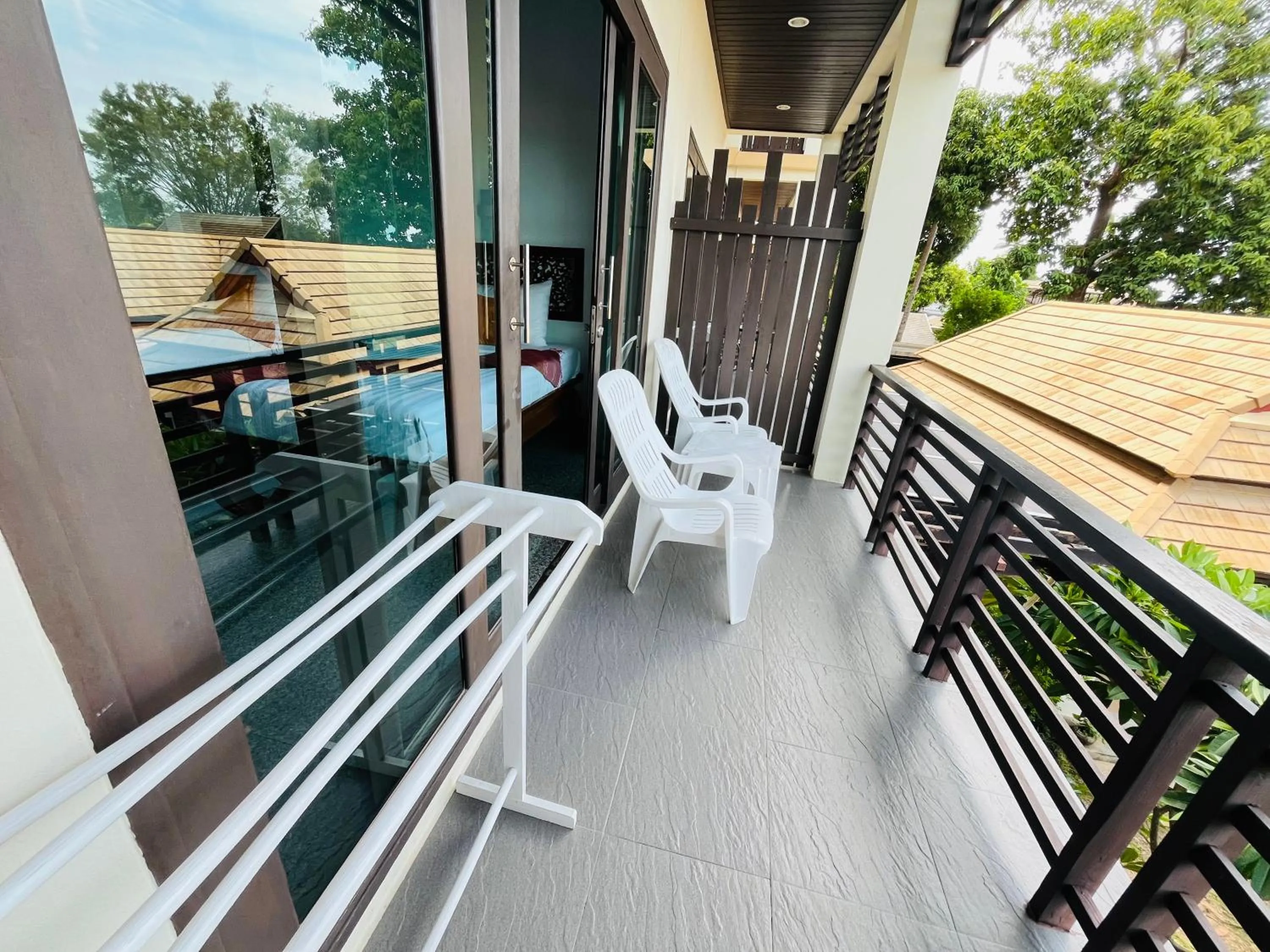 Balcony/Terrace in Poolsawat Villa - SHA Plus