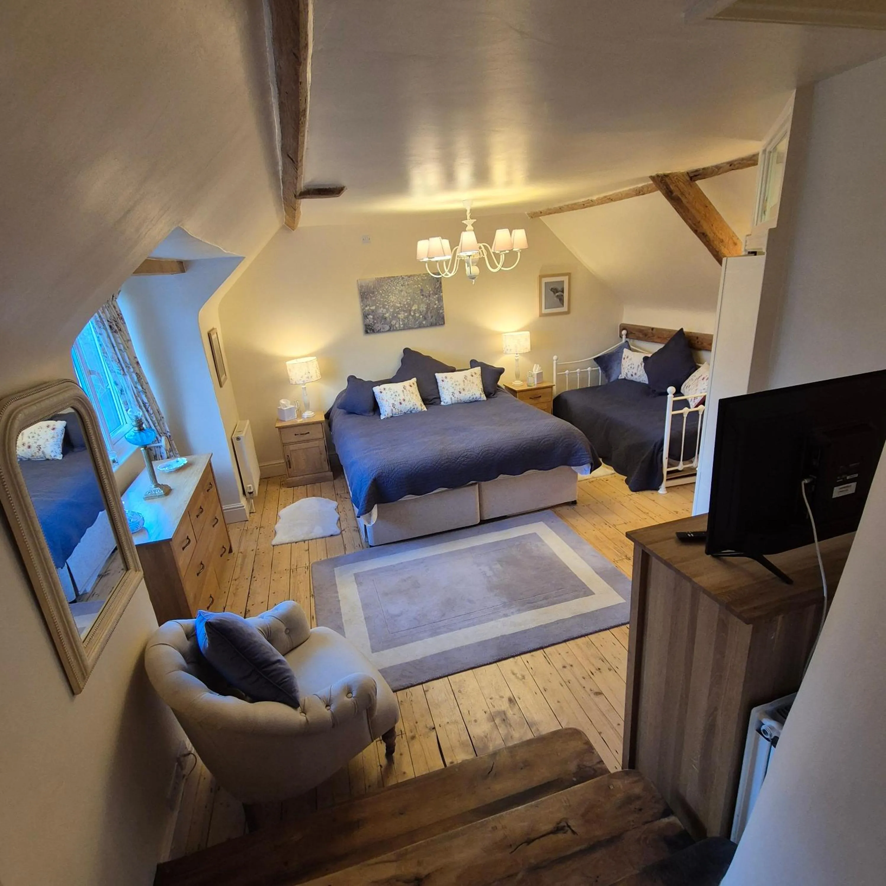 Bedroom, Bed in The Millers Cottage