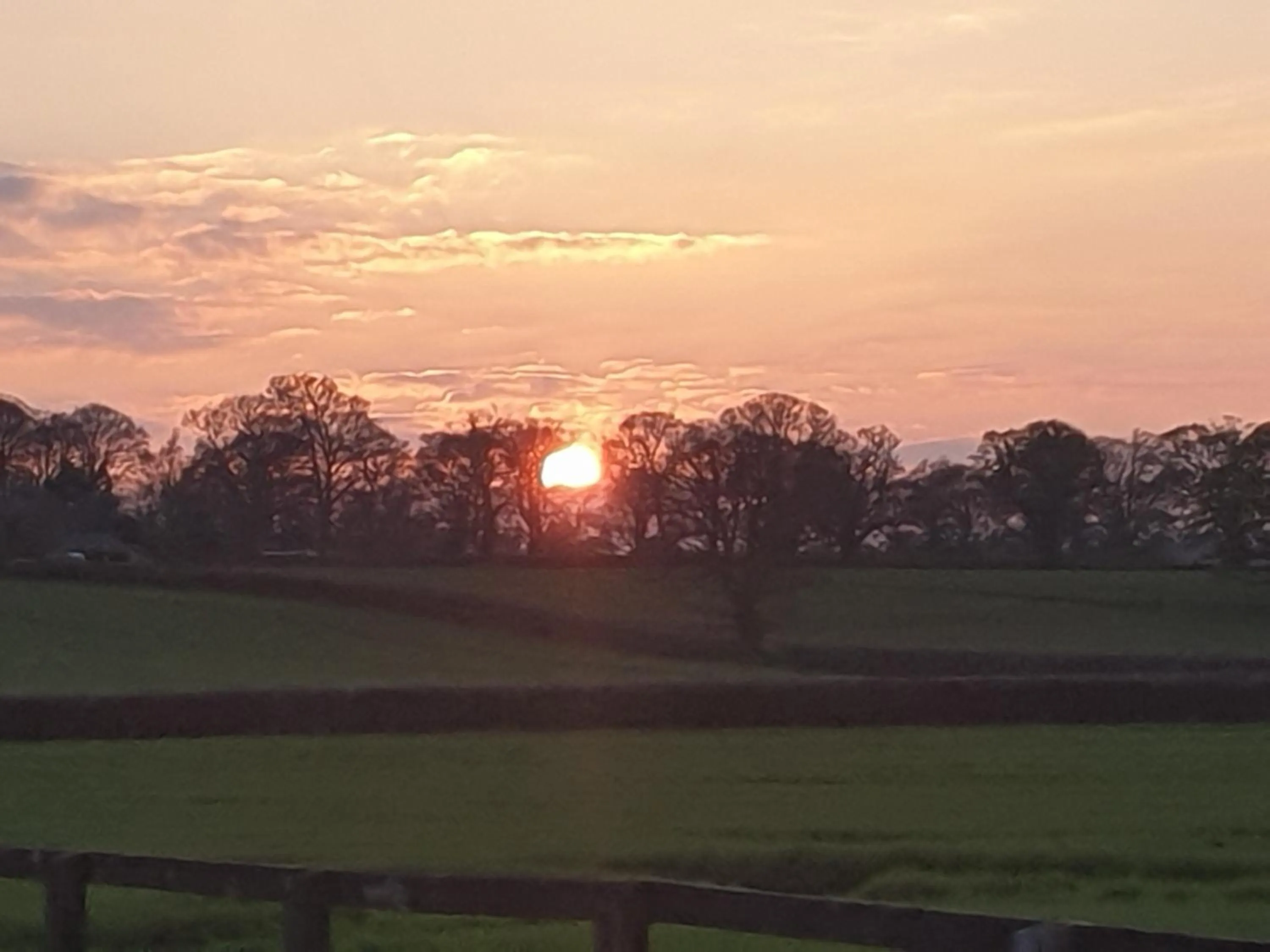 Sunset in The Millers Cottage