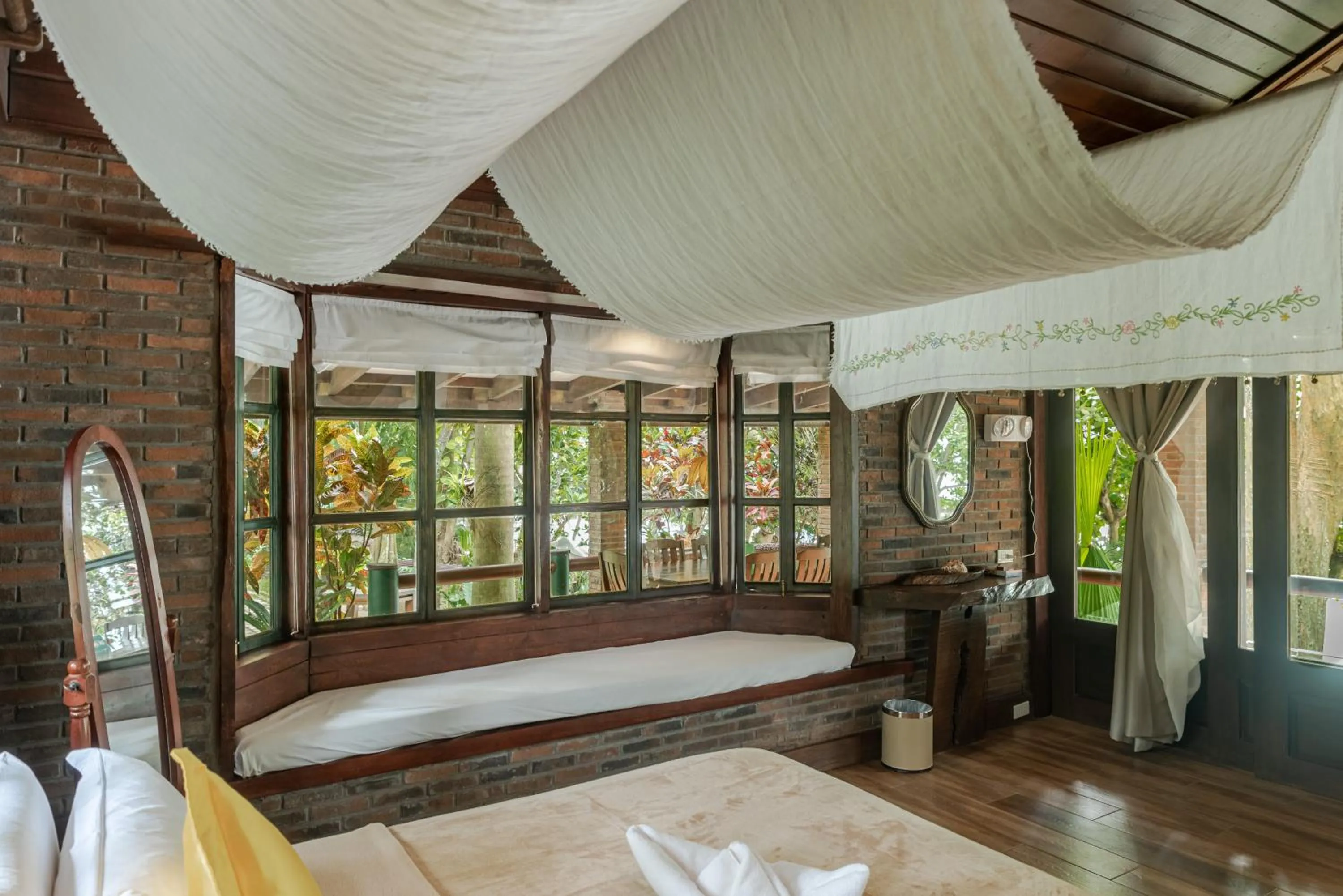 Bed in Chema's by the Sea